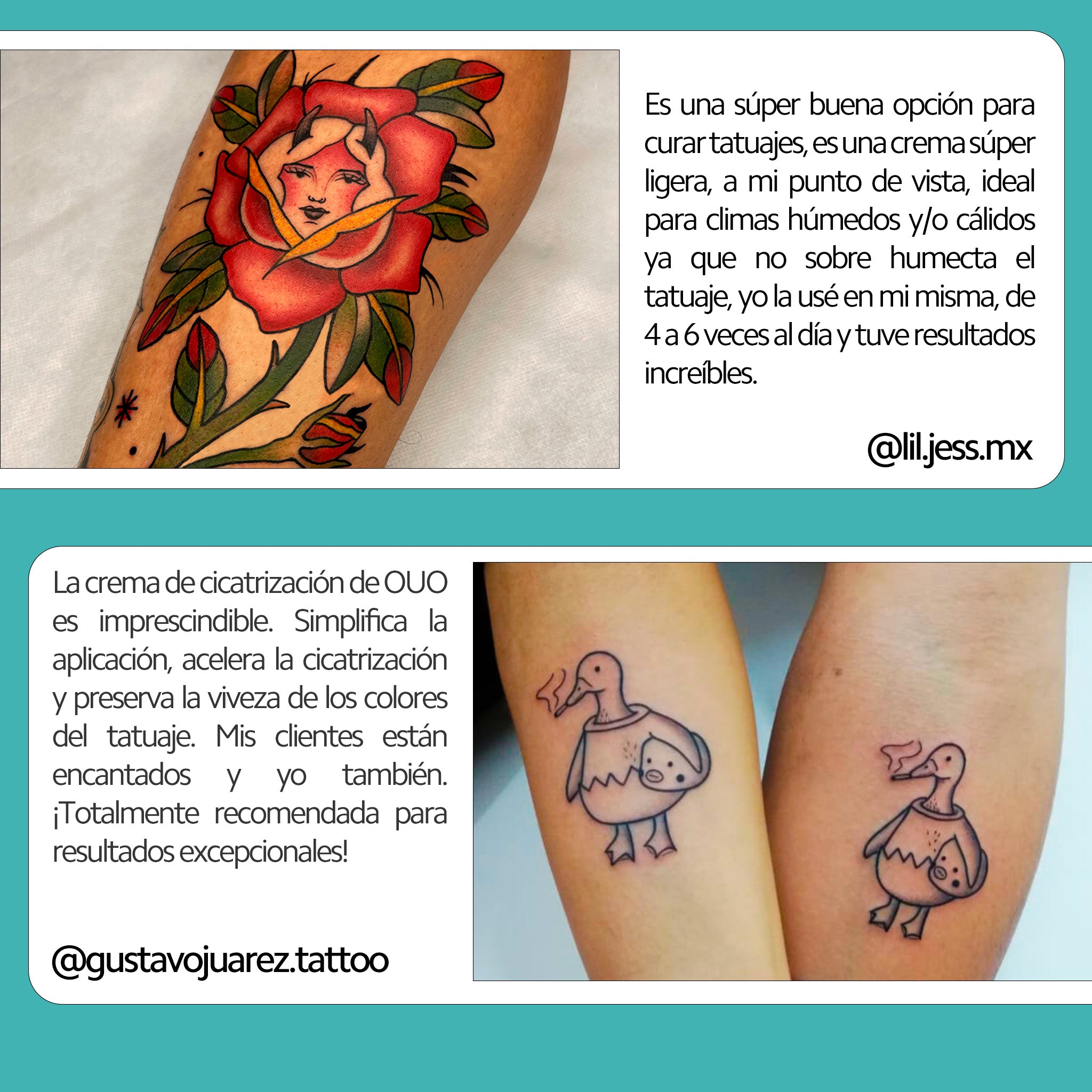 Crema Cicatrizante OUO | Alivio, Hidratación y Protección para la Piel y Tatuajes