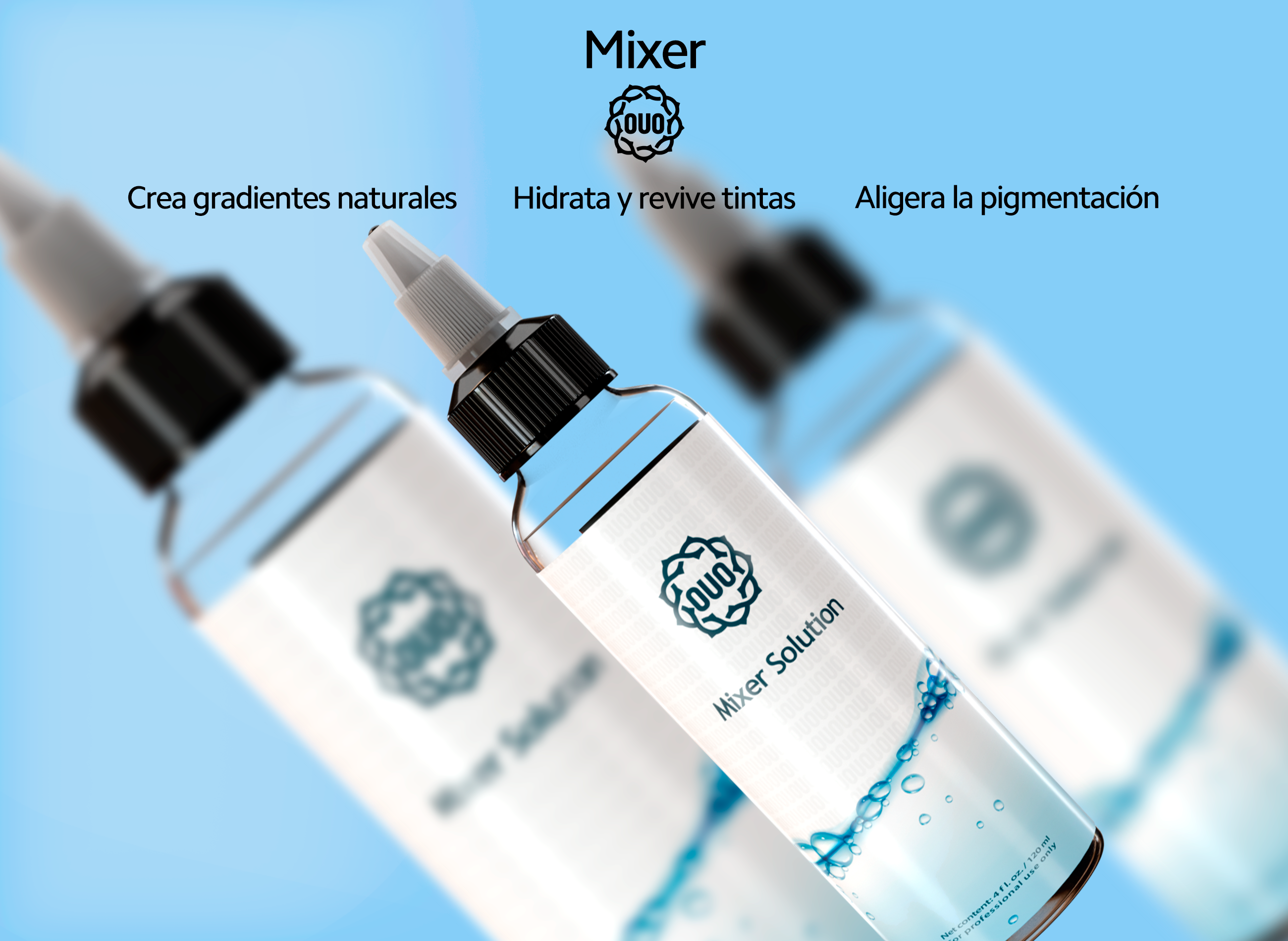 Mixing Solution OUO | Diluyente Profesional para Pigmentos de Tatuaje