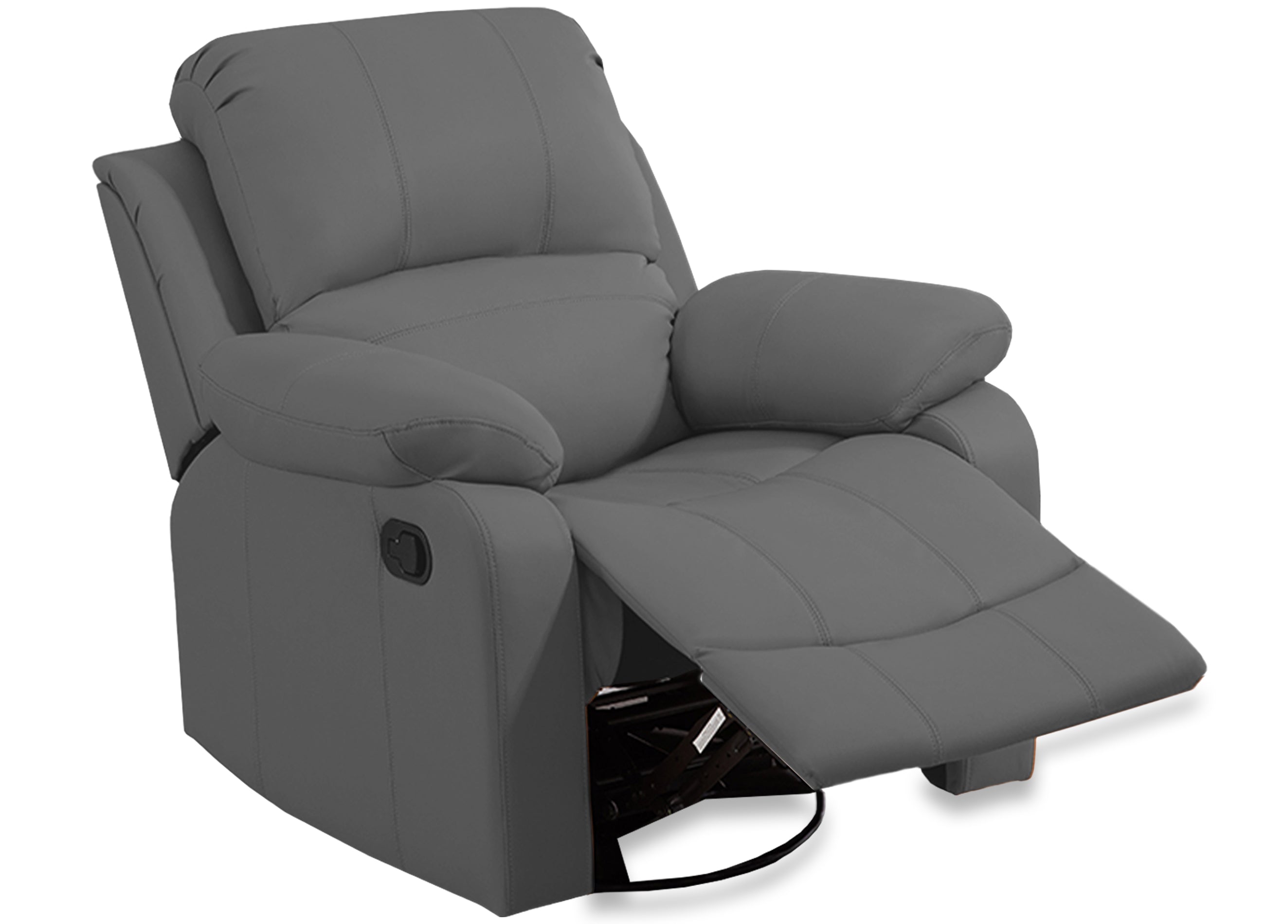 Sillón Sofá Reclinable Giratorio y Mecedor OUO D008 | Con Reposapiés y Rotación 360°