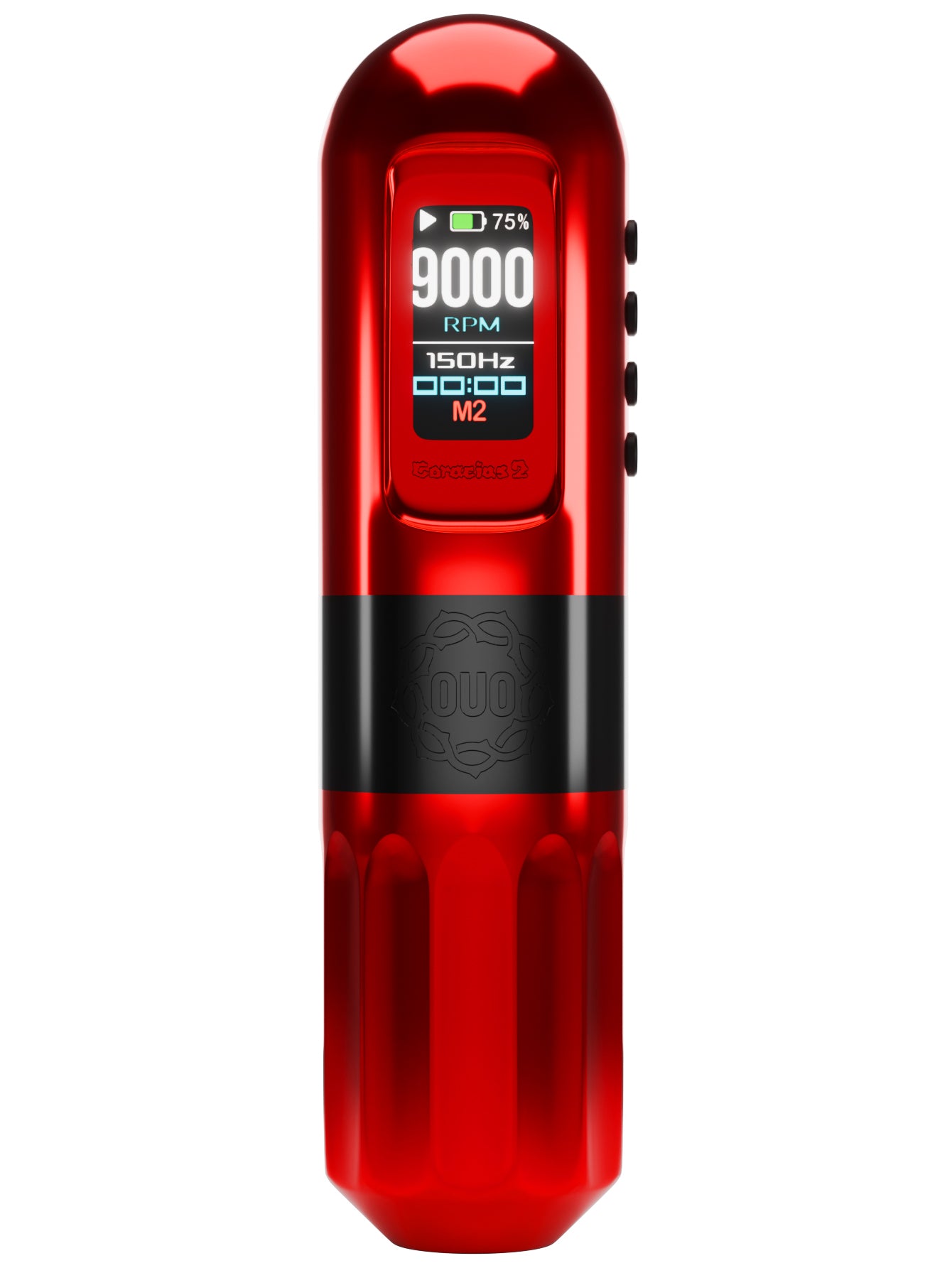 Máquina para Tatuar Inalámbrica OUO Coracias 2, Precisión y Control en Cada Trazo, con Carga Rápida, Pantalla HD y Stroke de 4 mm