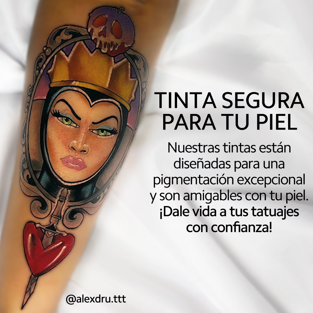 Tinta para Tatuar OUO | Pigmento Profesional con Colores Vibrantes y Seguros (0.5 Oz)