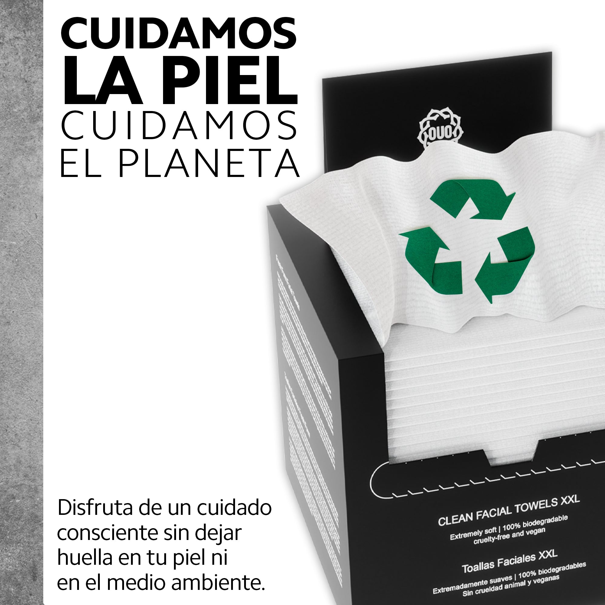 Toallas de Limpieza para Tatuaje OUO | Desechables, Sin Pelusa y Ultra Suaves (60 Pzs)