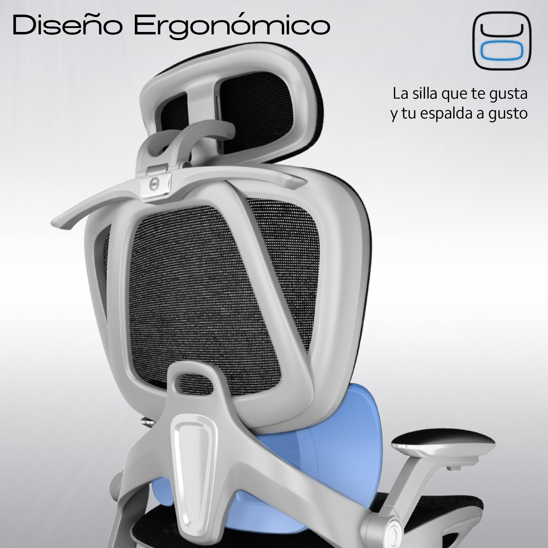 Silla Gamer OUO T70 | Respaldo Alto Ajustable, Reclinable y Ergonómica con Soporte Lumbar
