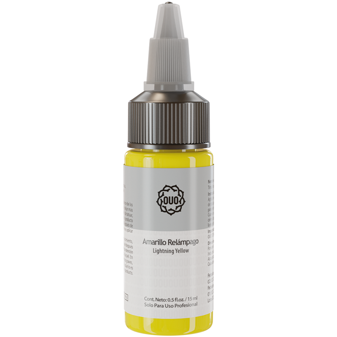 Tinta para Tatuar OUO | Pigmento Profesional con Colores Vibrantes y Seguros (0.5 Oz)