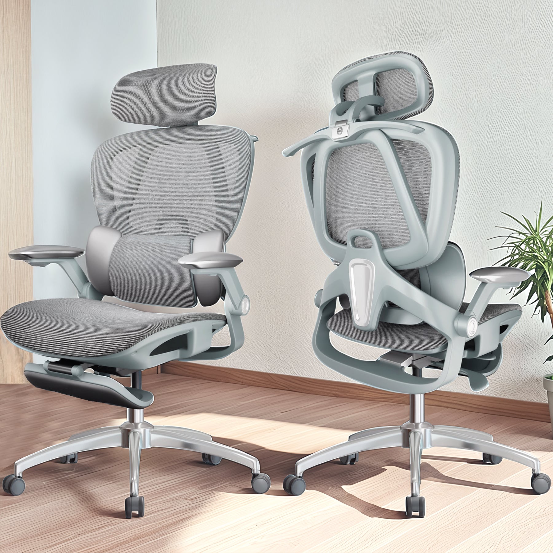 Silla Gamer OUO T70 | Respaldo Alto Ajustable, Reclinable y Ergonómica con Soporte Lumbar