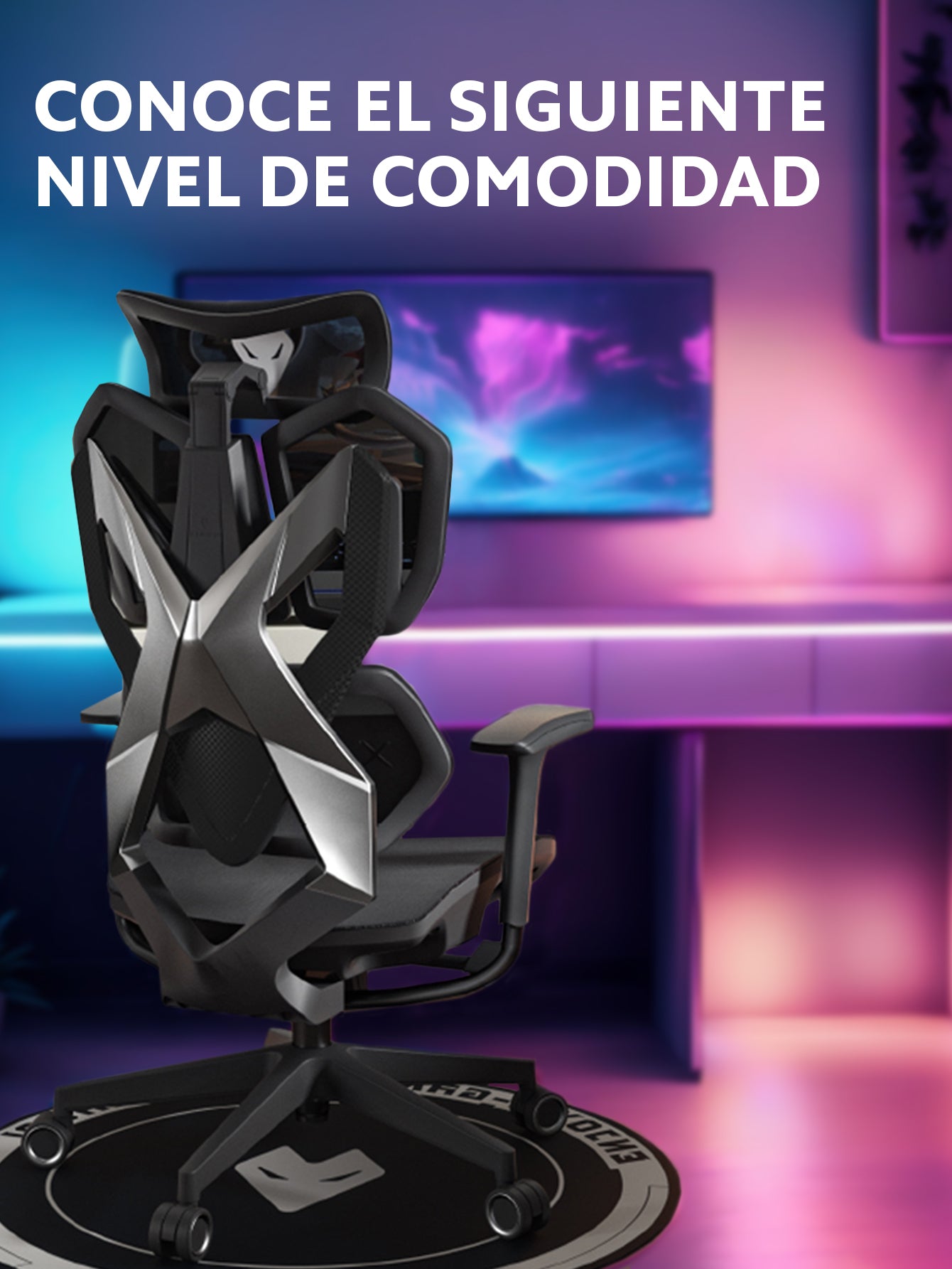 Silla de Oficina OUO SIHOO X5C | Ergonómica, Ajustable y con Malla Transpirable