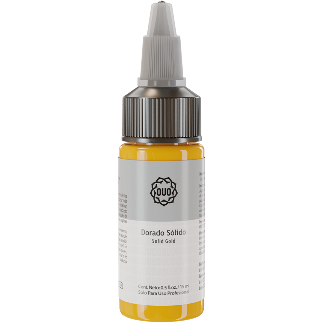 Tinta para Tatuar OUO | Pigmento Profesional con Colores Vibrantes y Seguros (0.5 Oz)