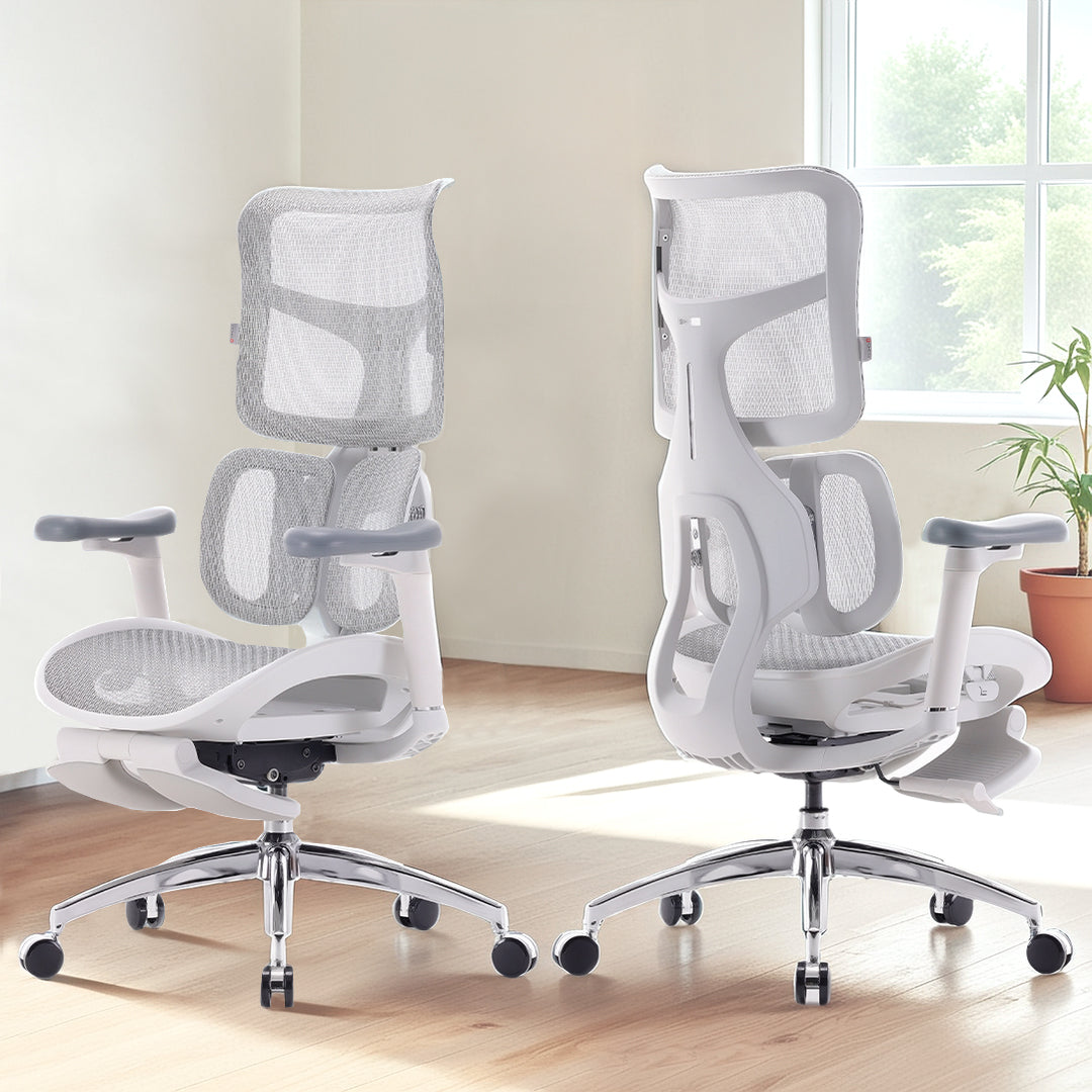 Silla Ergonómica SIHOO S100 | Soporte Lumbar Autoadaptable y Reposabrazos 4D