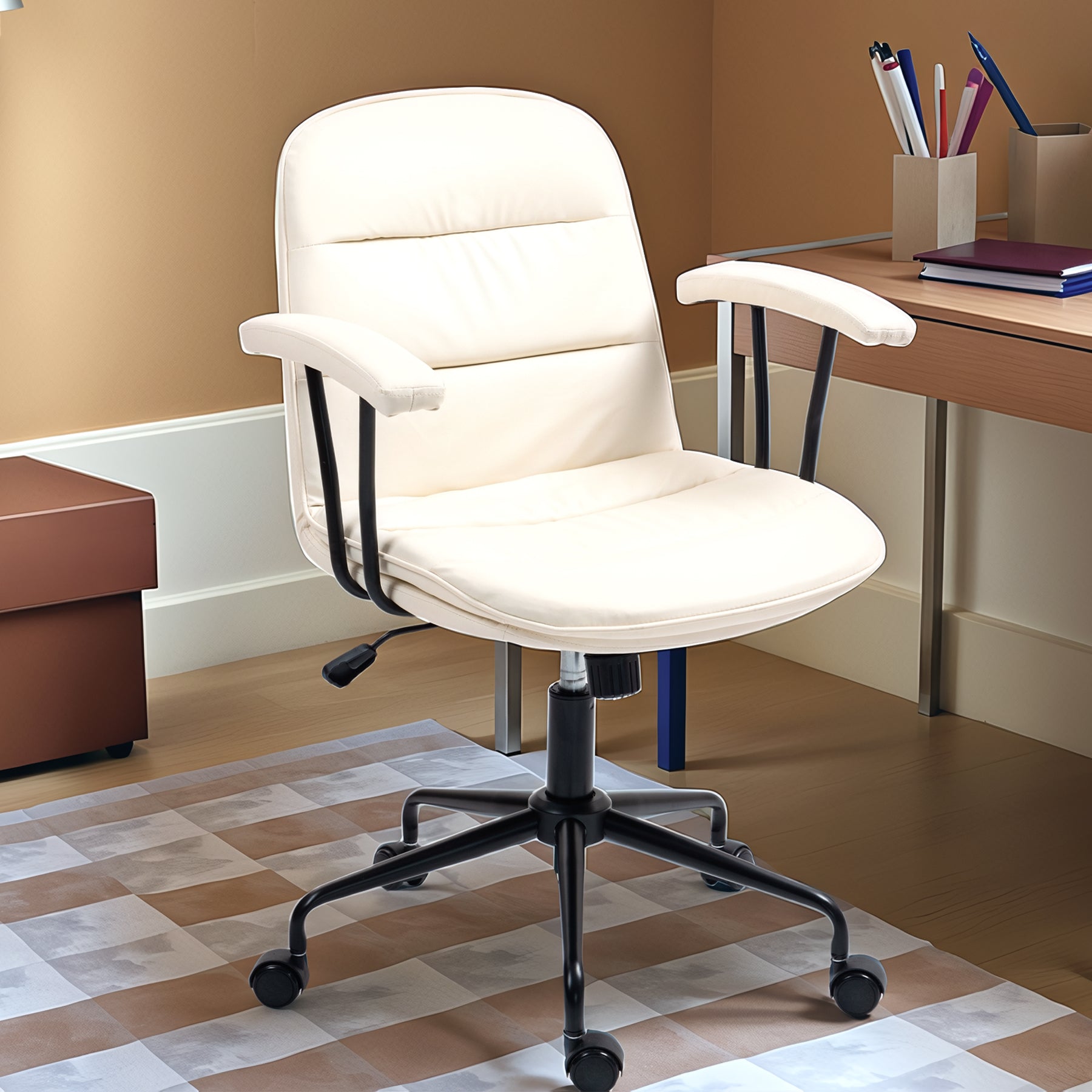 Silla de Oficina Giratoria OUO T1018 | Respaldo Mecedor 105° y Diseño Ergonómico