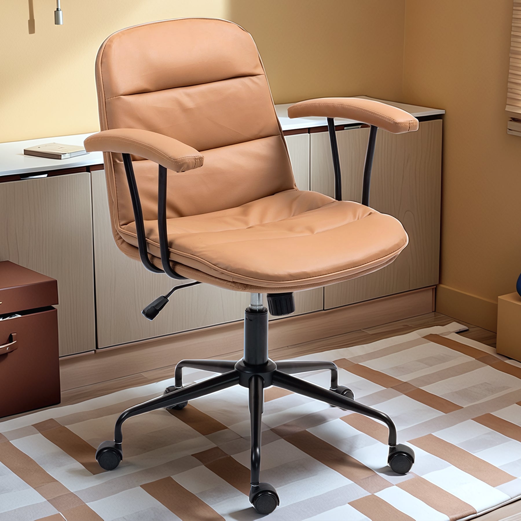 Silla de Oficina Giratoria OUO T1018 | Respaldo Mecedor 105° y Diseño Ergonómico
