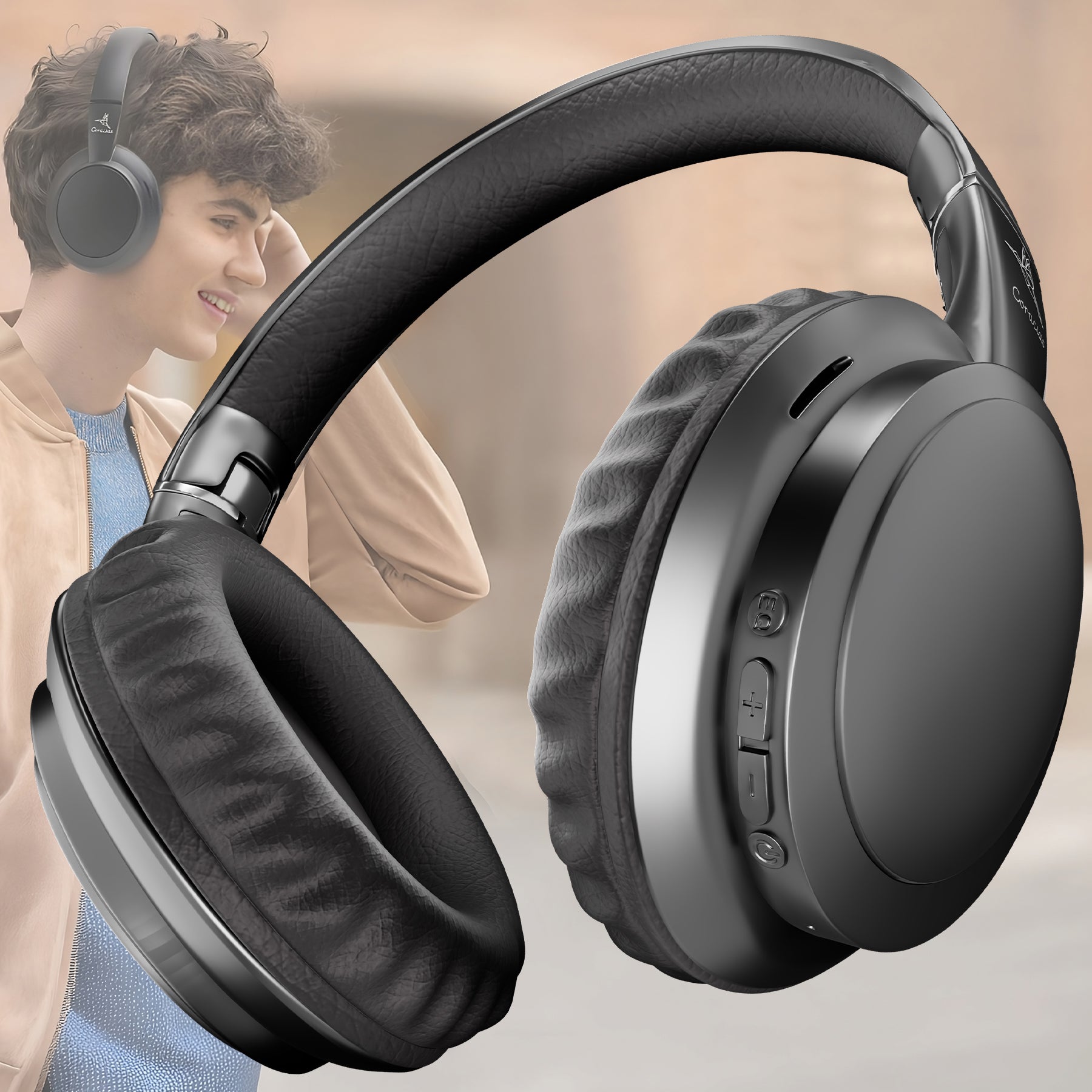 Audífonos Inalámbricos De Diadema con Cancelación de Ruido CORACIAS H1