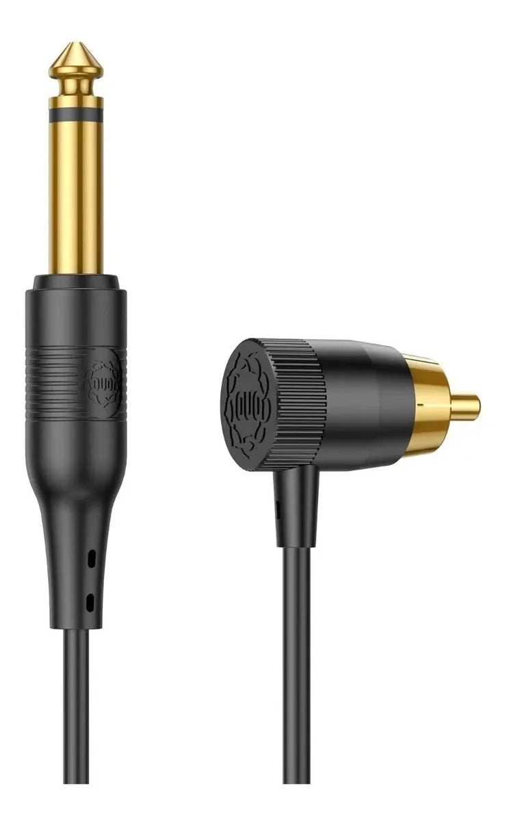Cable RCA para Máquina de Tatuaje OUO | Antideslizante, Súper Duradero y Resistente(Con Empaque)