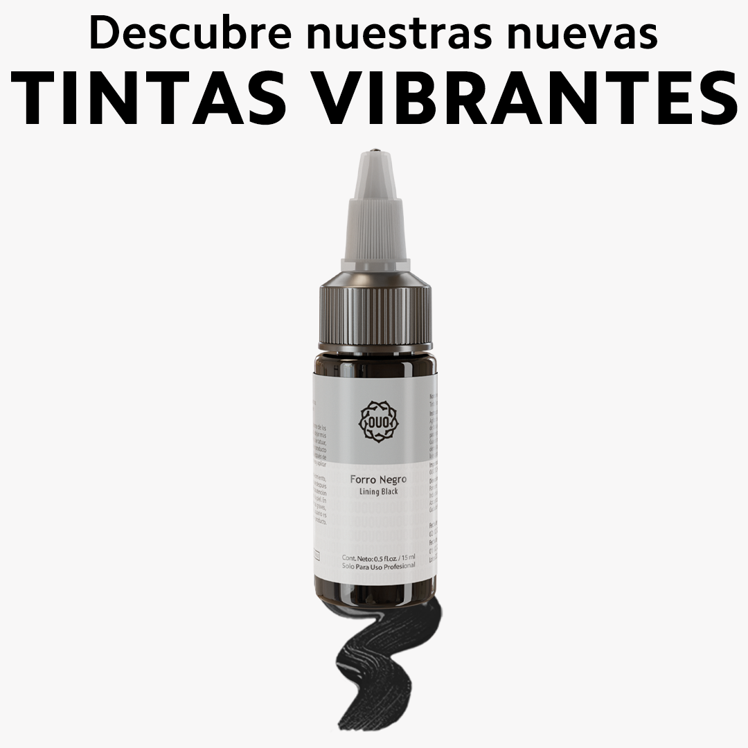 Tinta para Tatuar OUO | Pigmento Profesional con Colores Vibrantes y Seguros (0.5 Oz)