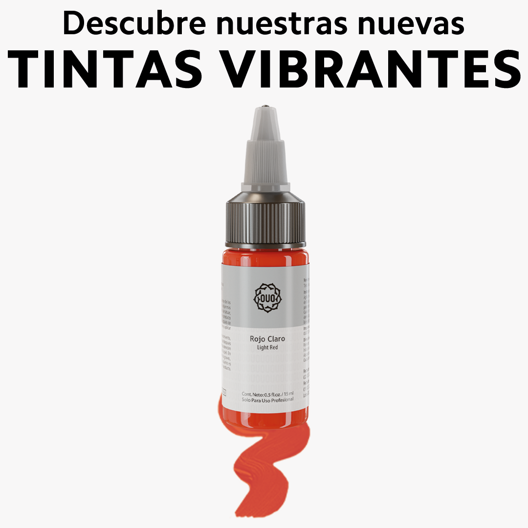 Tinta para Tatuar OUO | Pigmento Profesional con Colores Vibrantes y Seguros (0.5 Oz)