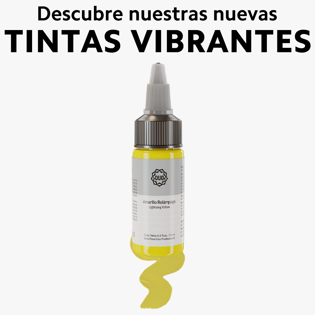 Tinta para Tatuar OUO | Pigmento Profesional con Colores Vibrantes y Seguros (0.5 Oz)