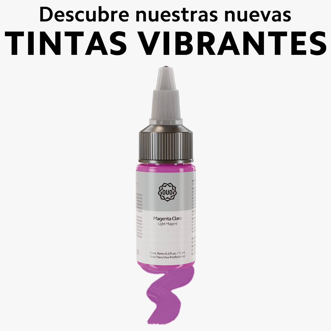 Tinta para Tatuar OUO | Pigmento Profesional con Colores Vibrantes y Seguros (0.5 Oz)
