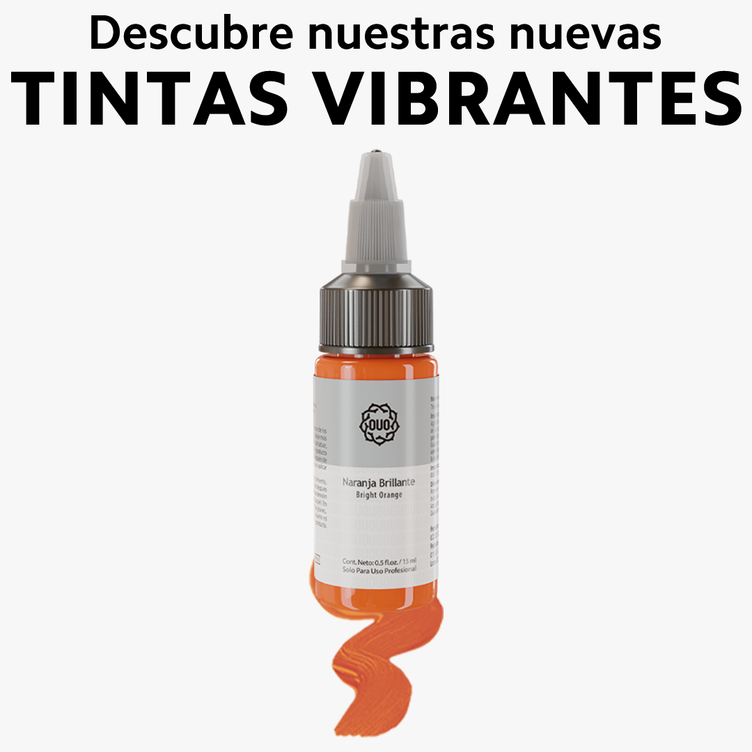 Tinta para Tatuar OUO | Pigmento Profesional con Colores Vibrantes y Seguros (0.5 Oz)