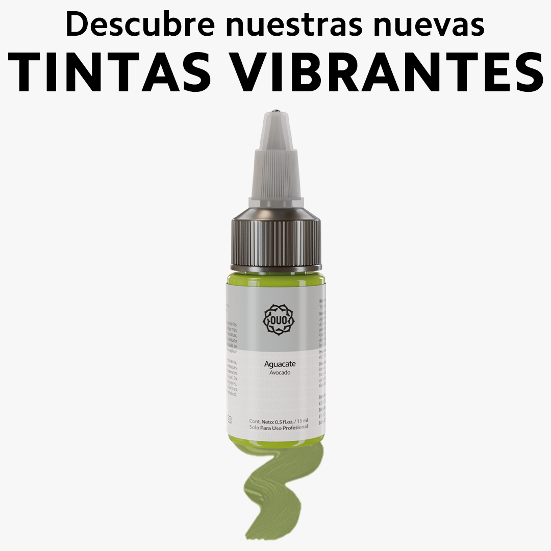 Tinta para Tatuar OUO | Pigmento Profesional con Colores Vibrantes y Seguros (0.5 Oz)