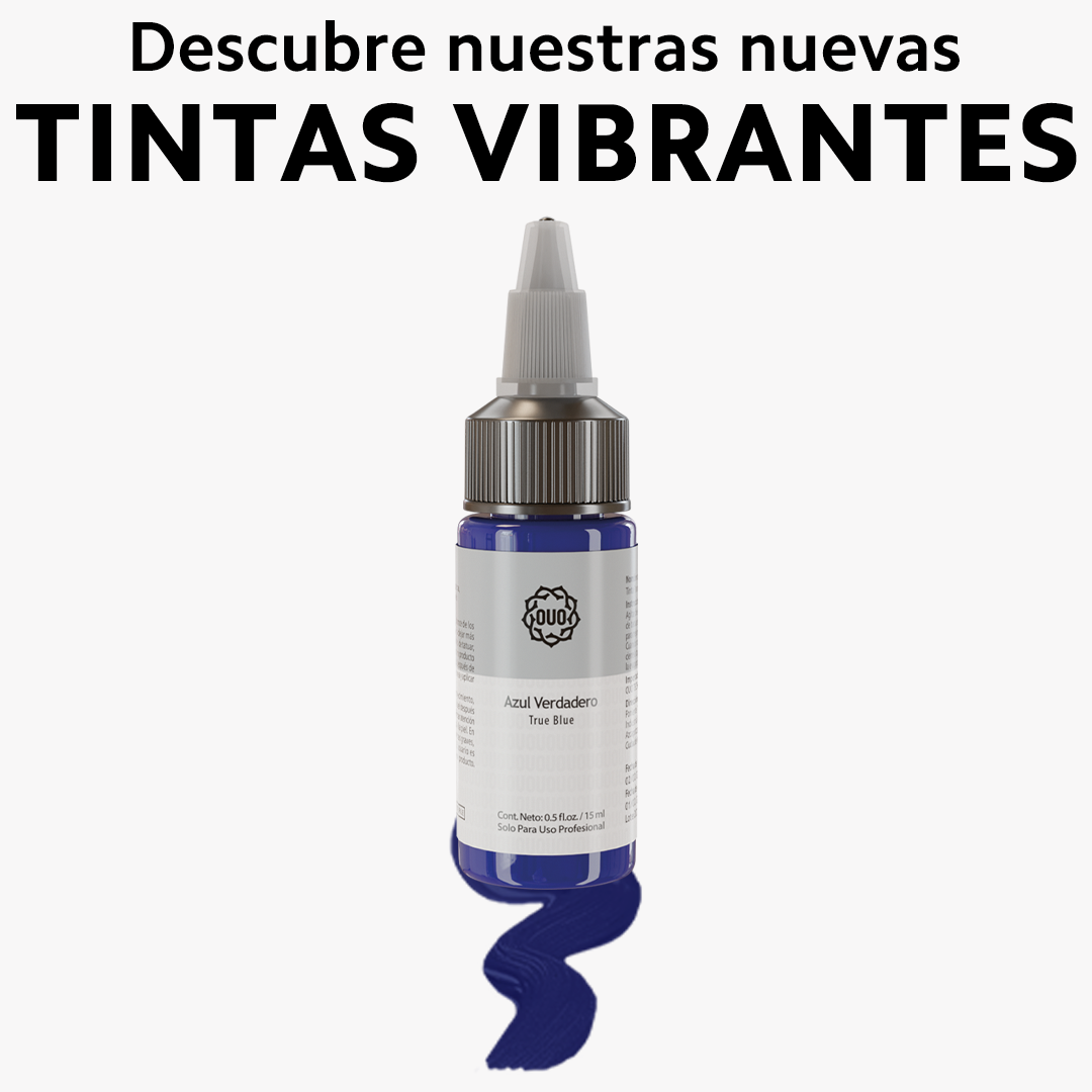 Tinta para Tatuar OUO | Pigmento Profesional con Colores Vibrantes y Seguros (0.5 Oz)