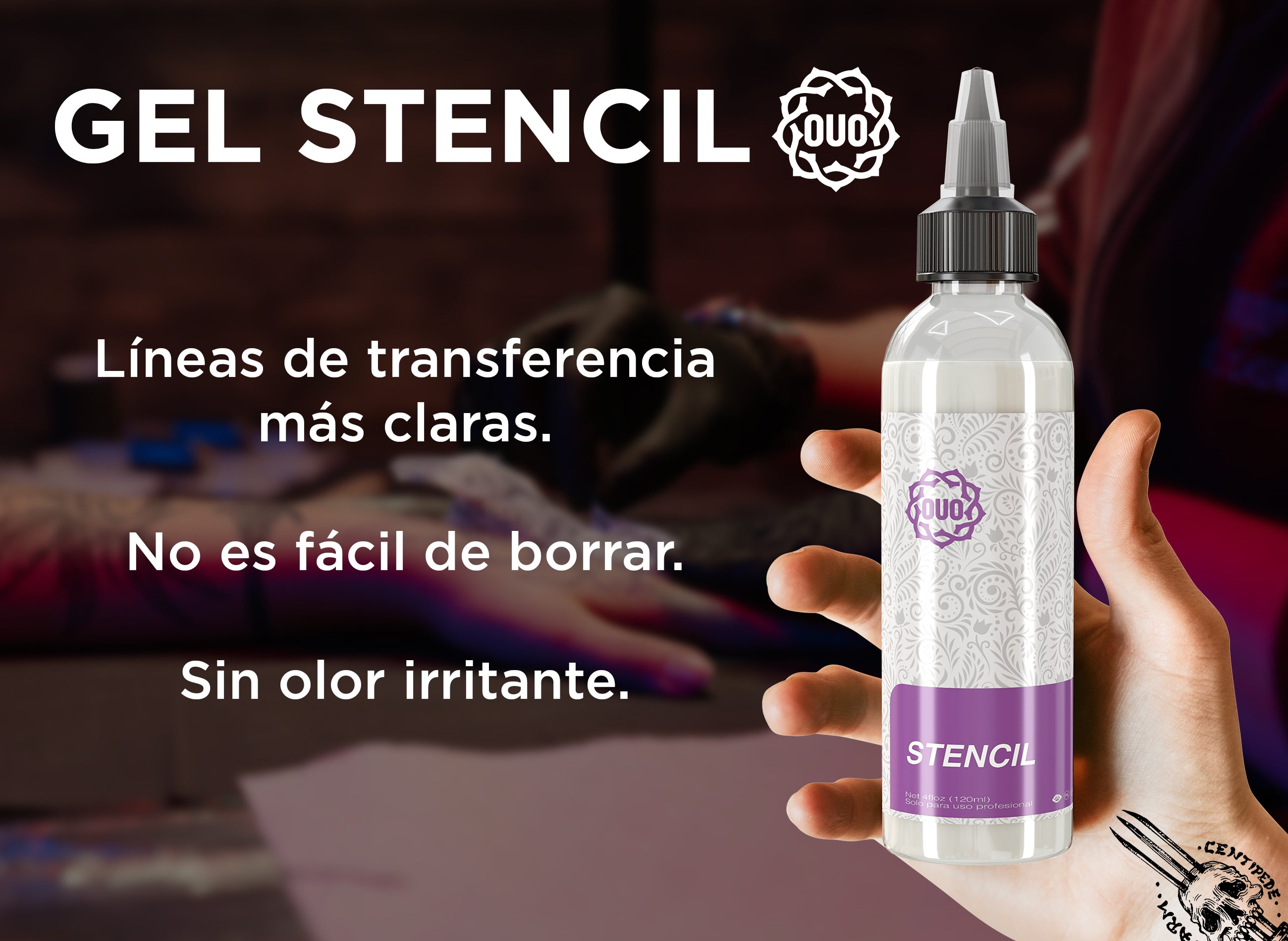 Gel Stencil OUO | Transferencia Precisa y Segura para Tatuajes