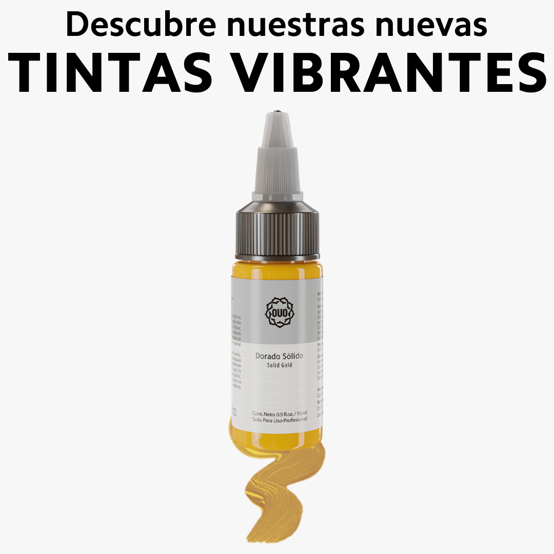 Tinta para Tatuar OUO | Pigmento Profesional con Colores Vibrantes y Seguros (0.5 Oz)