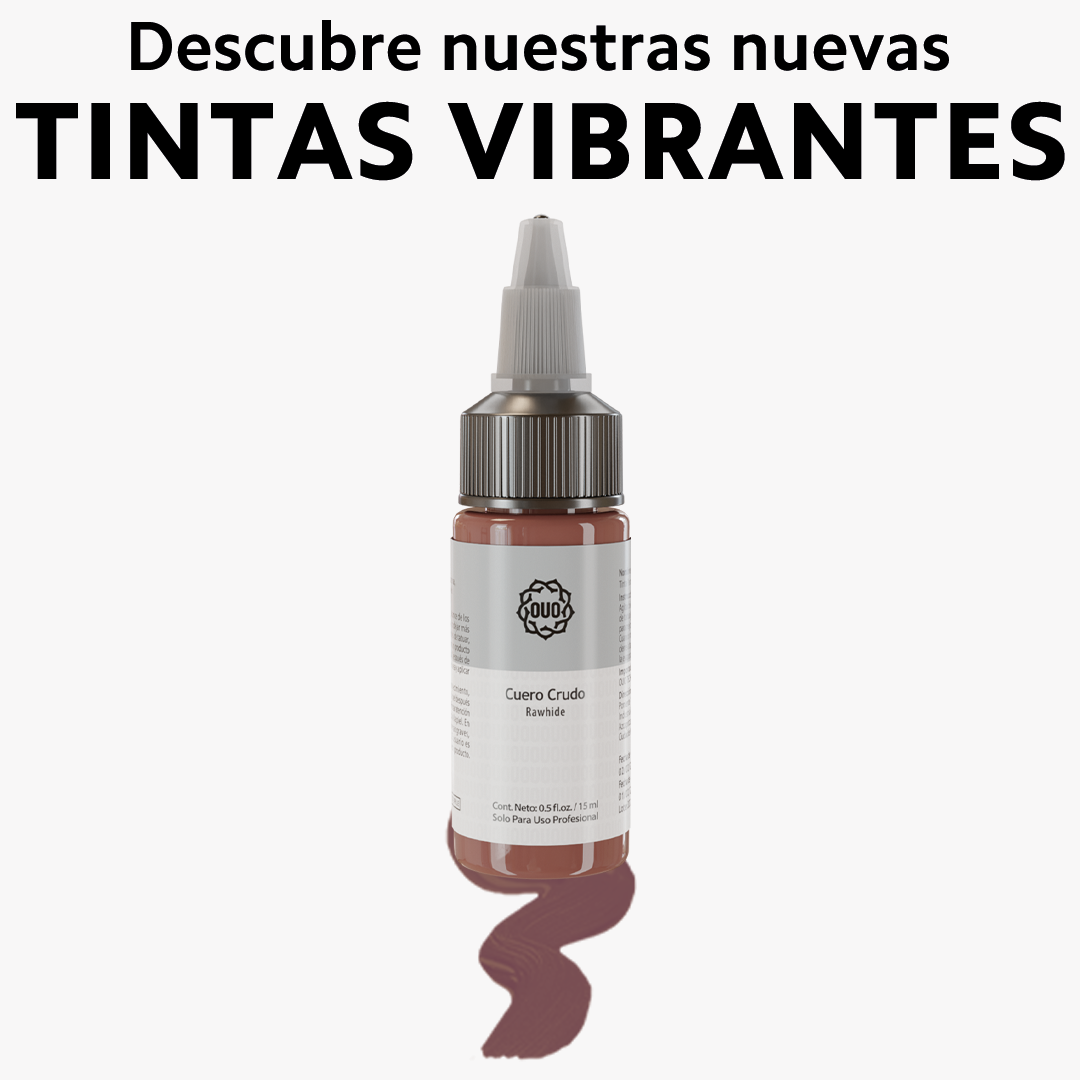Tinta para Tatuar OUO | Pigmento Profesional con Colores Vibrantes y Seguros (0.5 Oz)