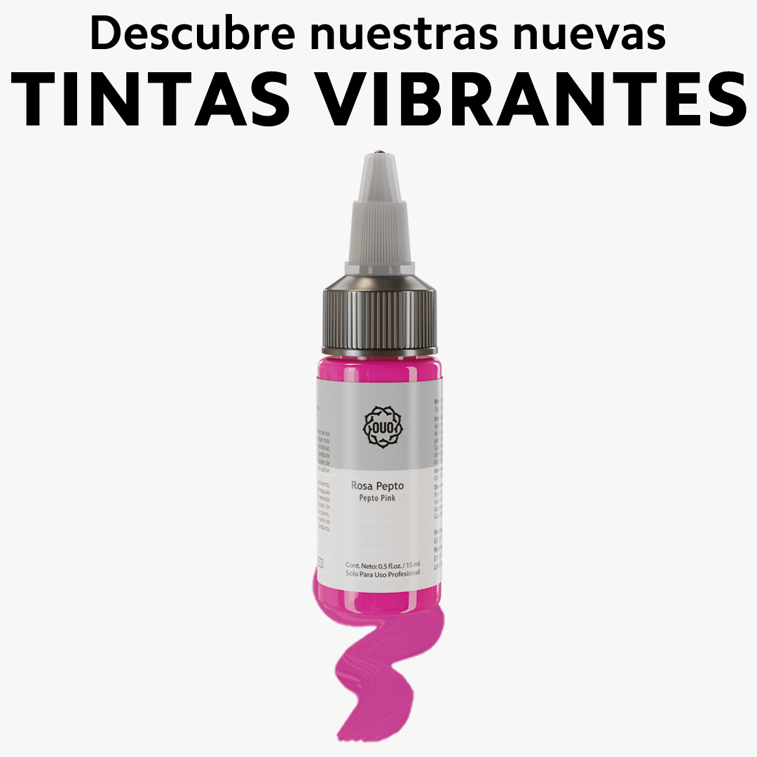 Tinta para Tatuar OUO | Pigmento Profesional con Colores Vibrantes y Seguros (0.5 Oz)