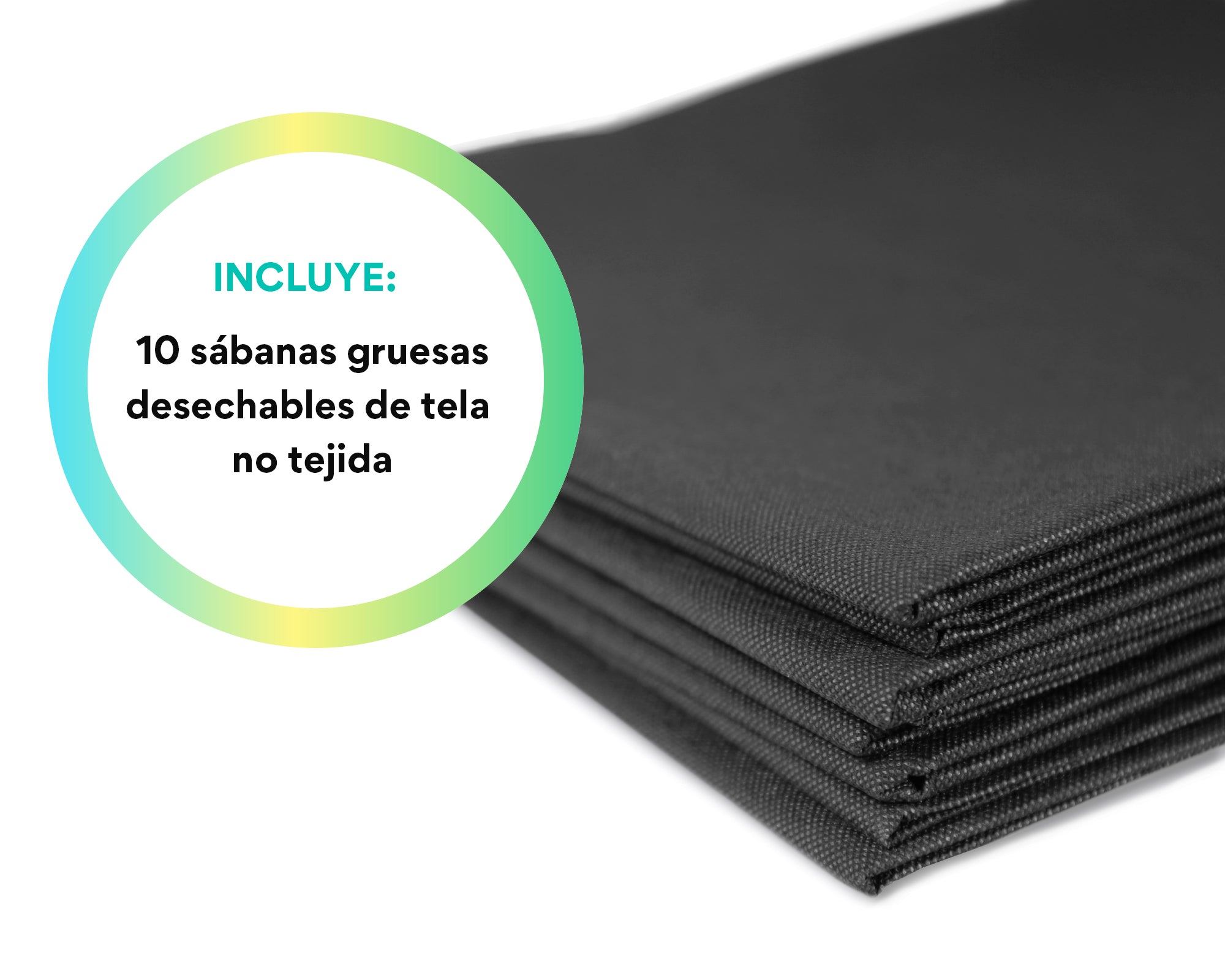 Sábanas Desechables Gruesas para Camilla de Masaje y Tatuaje by OUO | Higiénicas, Suaves y Transpirables (80x200 cm)