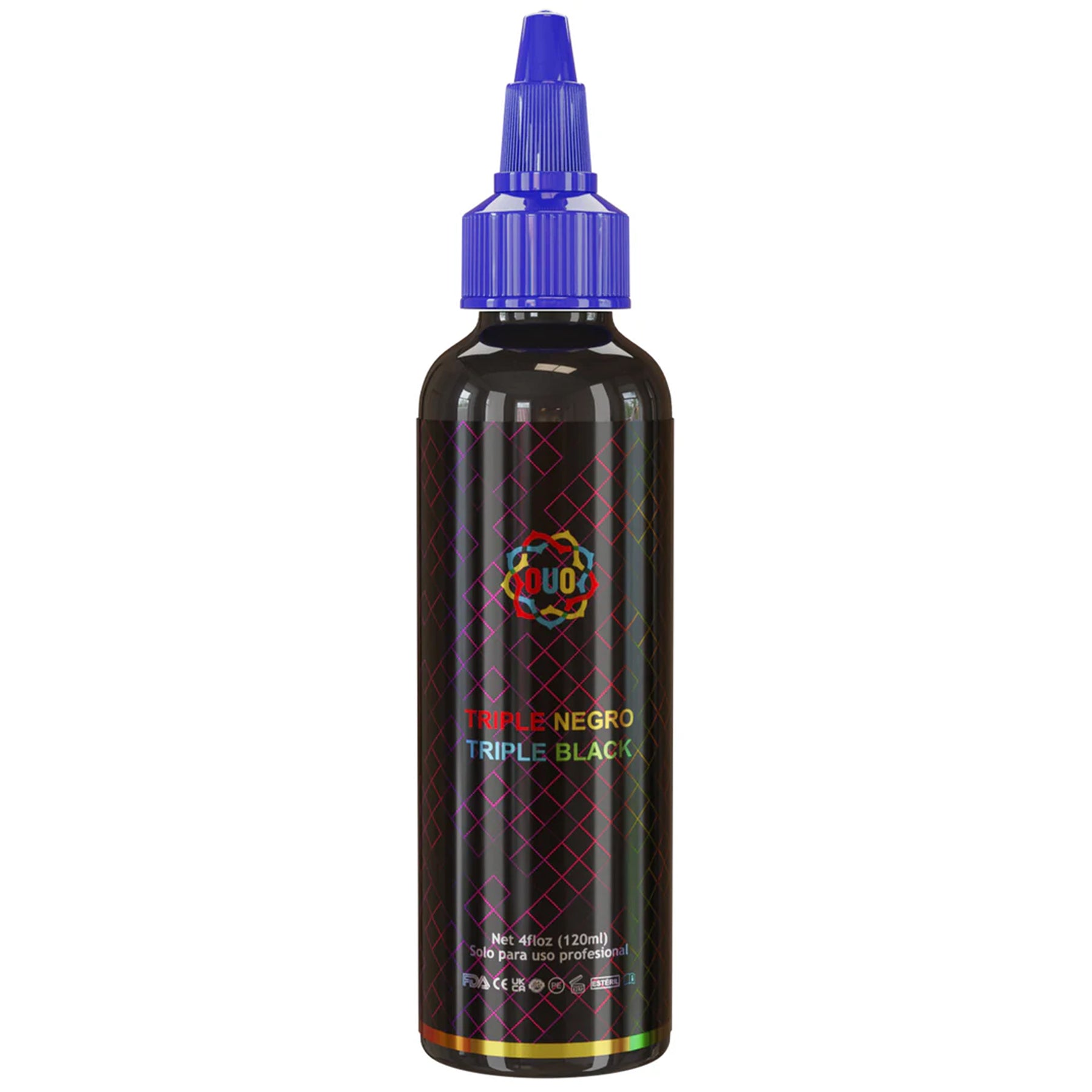 Tinta para Tatuar OUO Triple Negro | Pigmentación Intensa y Profesional (120ml)