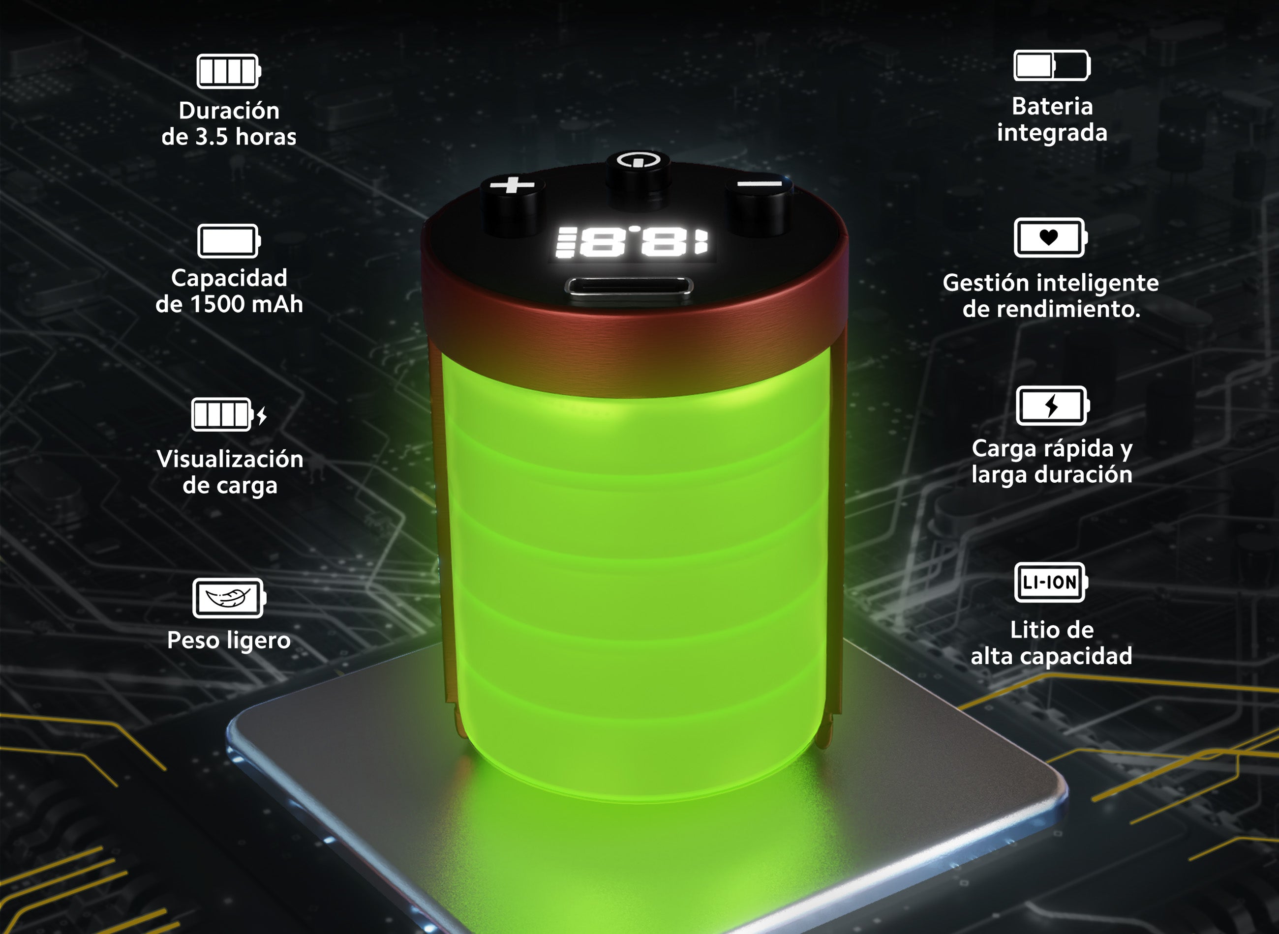 Kit para Tatuar Profesional Completo OUO | Inalámbrico con Tinta 18 Pzs