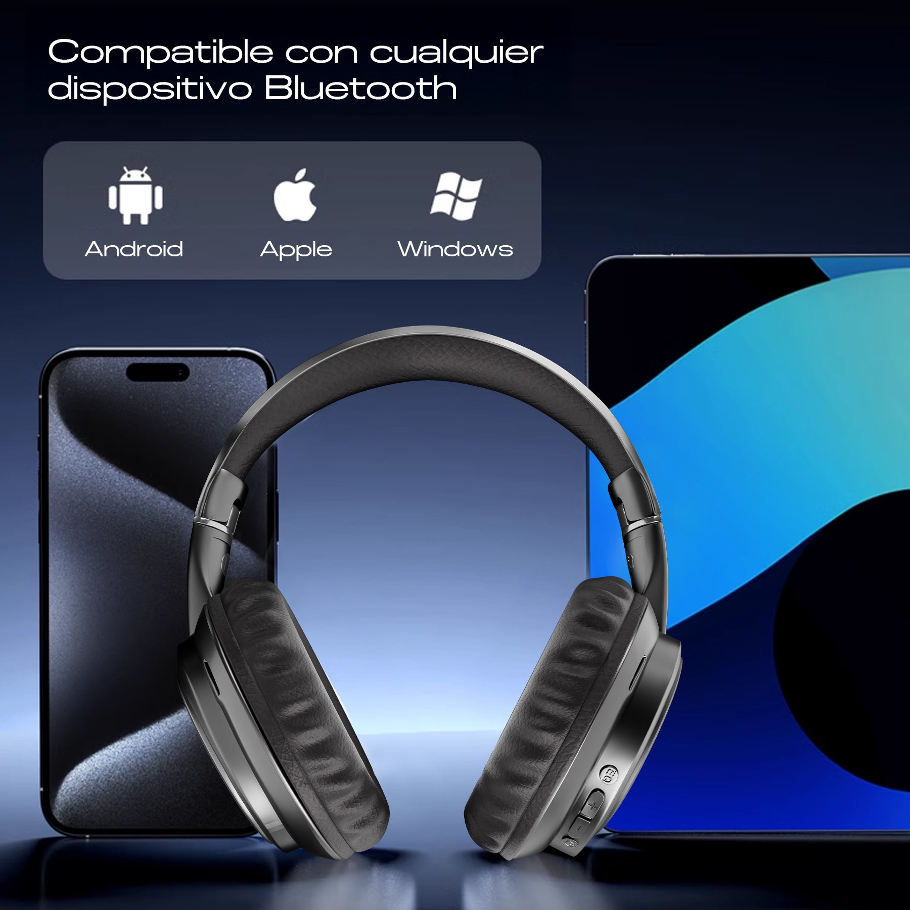 Audífonos Inalámbricos De Diadema con Cancelación de Ruido CORACIAS H1