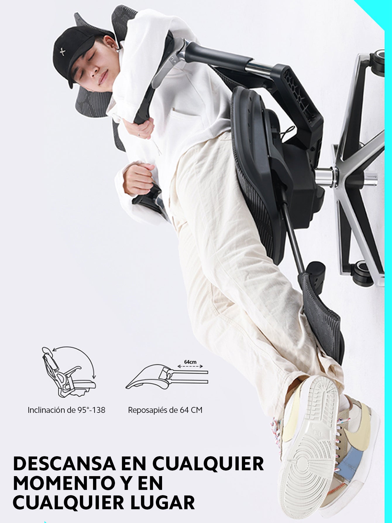 Silla Gamer Ergonómica OUO SIHOO X5PRO | Respaldo Ajustable y Reposabrazos 6D