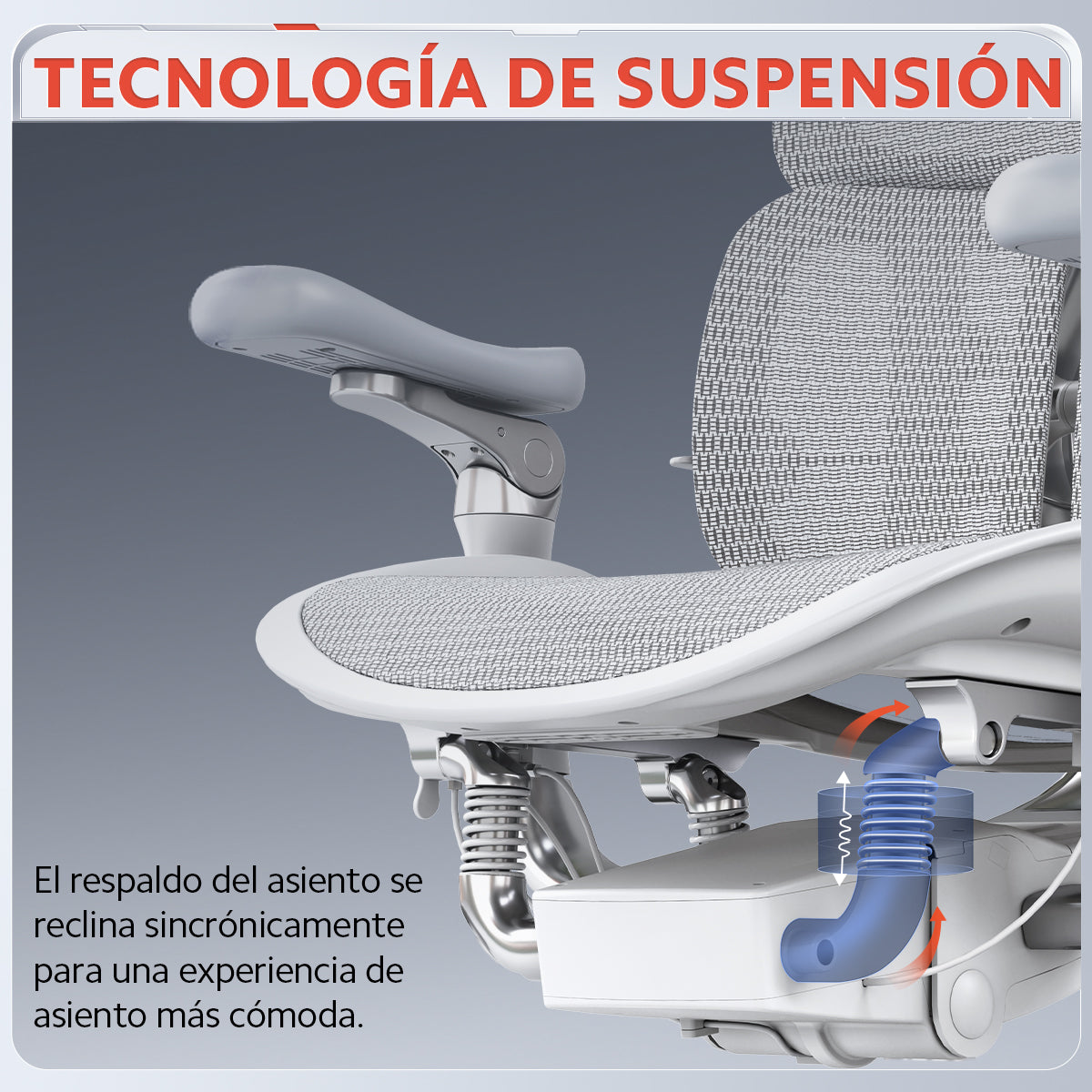 Silla Ergonómica de Oficina SIHOO Doro S300 | Soporte Lumbar Inteligente y Apoyabrazos 6D