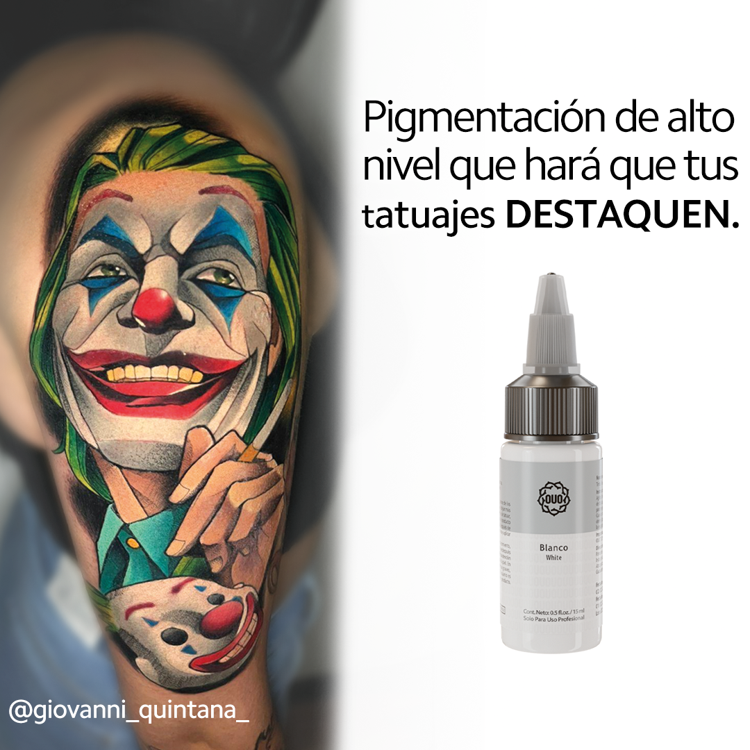 Tinta para Tatuar OUO | Pigmento Profesional con Colores Vibrantes y Seguros (0.5 Oz)