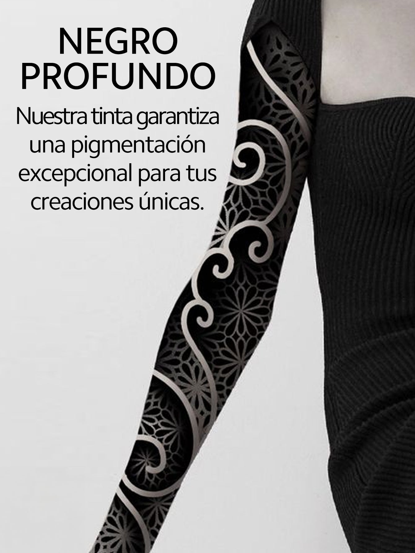 Tinta para Tatuar OUO Triple Negro | Pigmentación Intensa y Profesional (120ml)