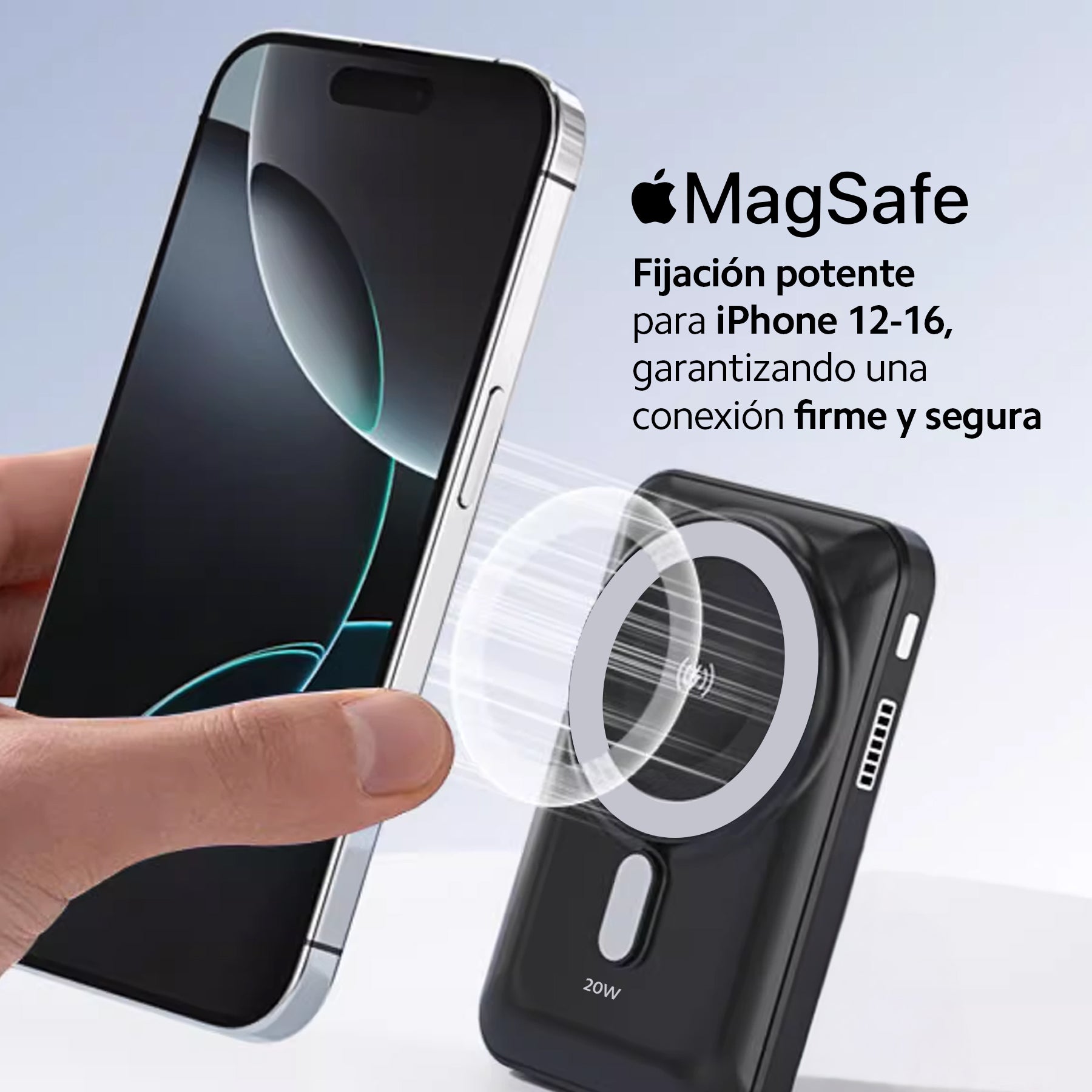 Power Bank Inalámbrica Carga Rápida PD20W CORACIAS P1