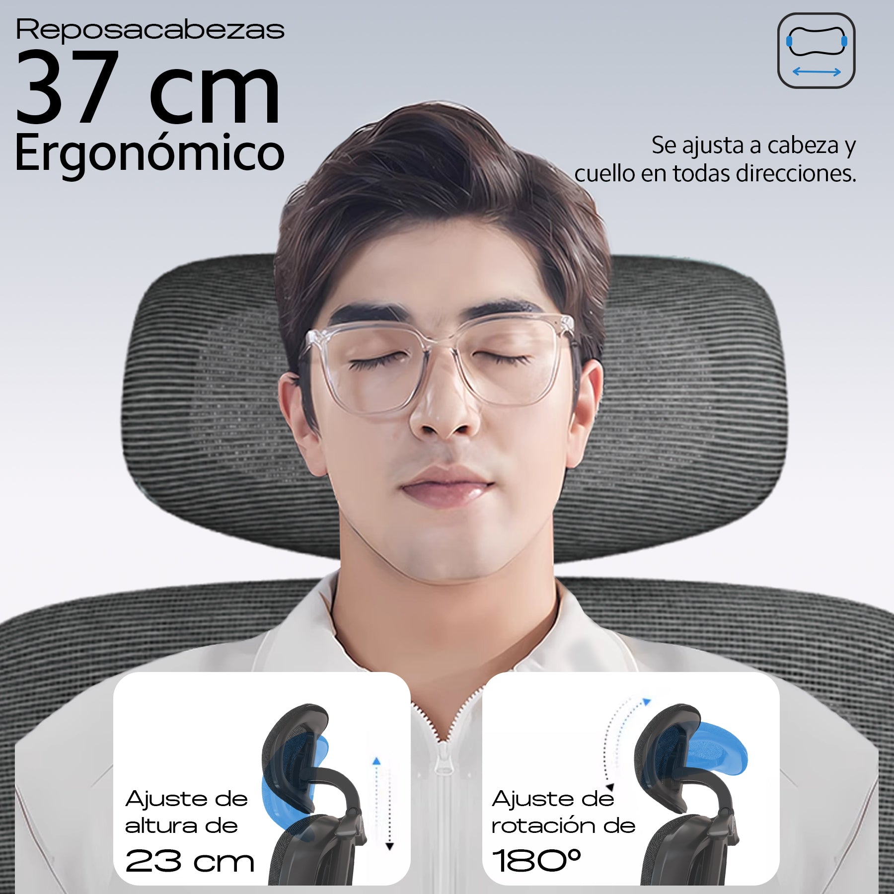 Silla Gamer OUO T70 | Respaldo Alto Ajustable, Reclinable y Ergonómica con Soporte Lumbar