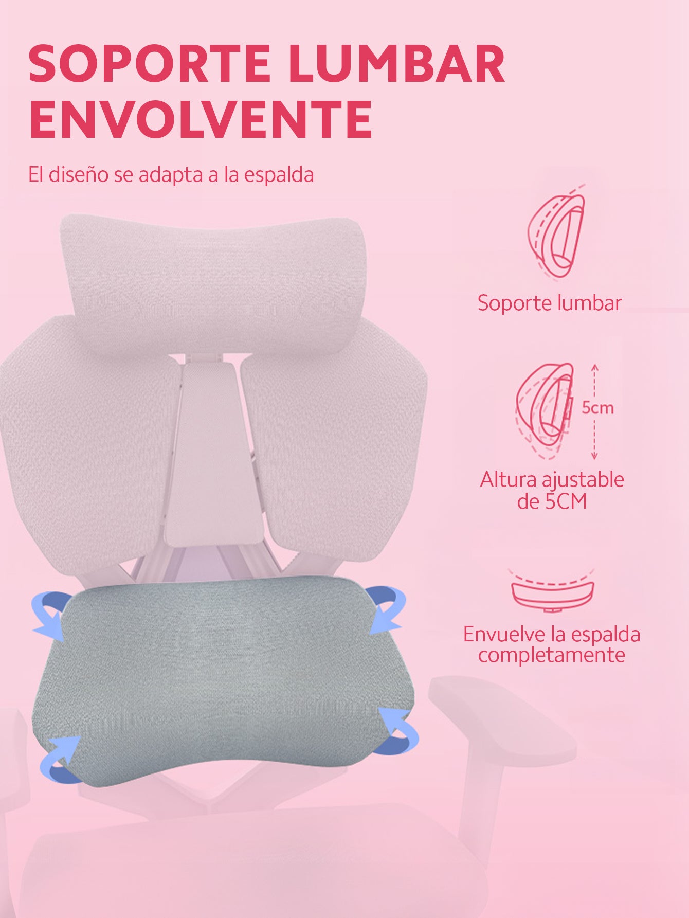Silla de Oficina OUO SIHOO X5C | Ergonómica, Ajustable y con Malla Transpirable