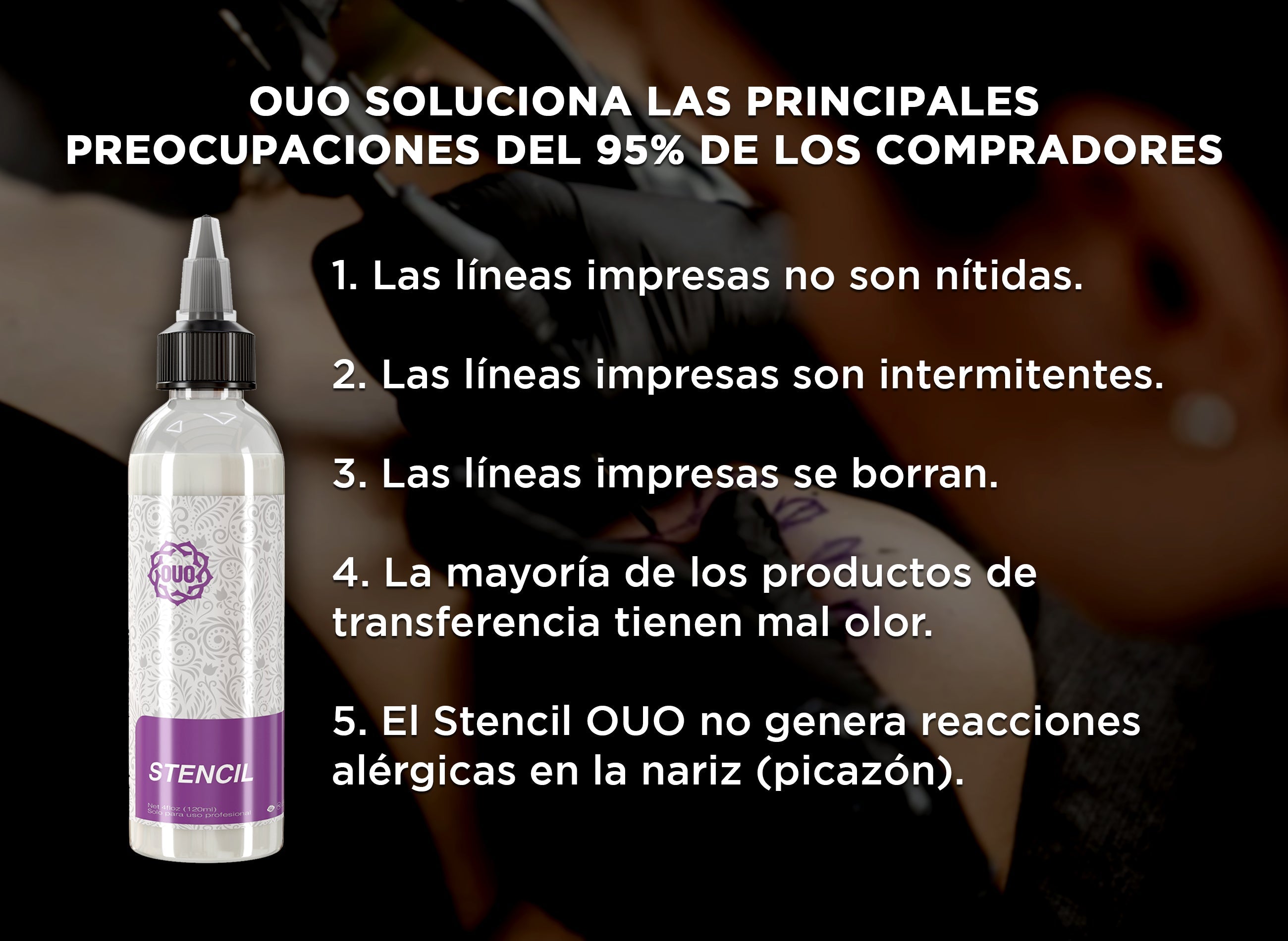 Gel Stencil OUO | Transferencia Precisa y Segura para Tatuajes