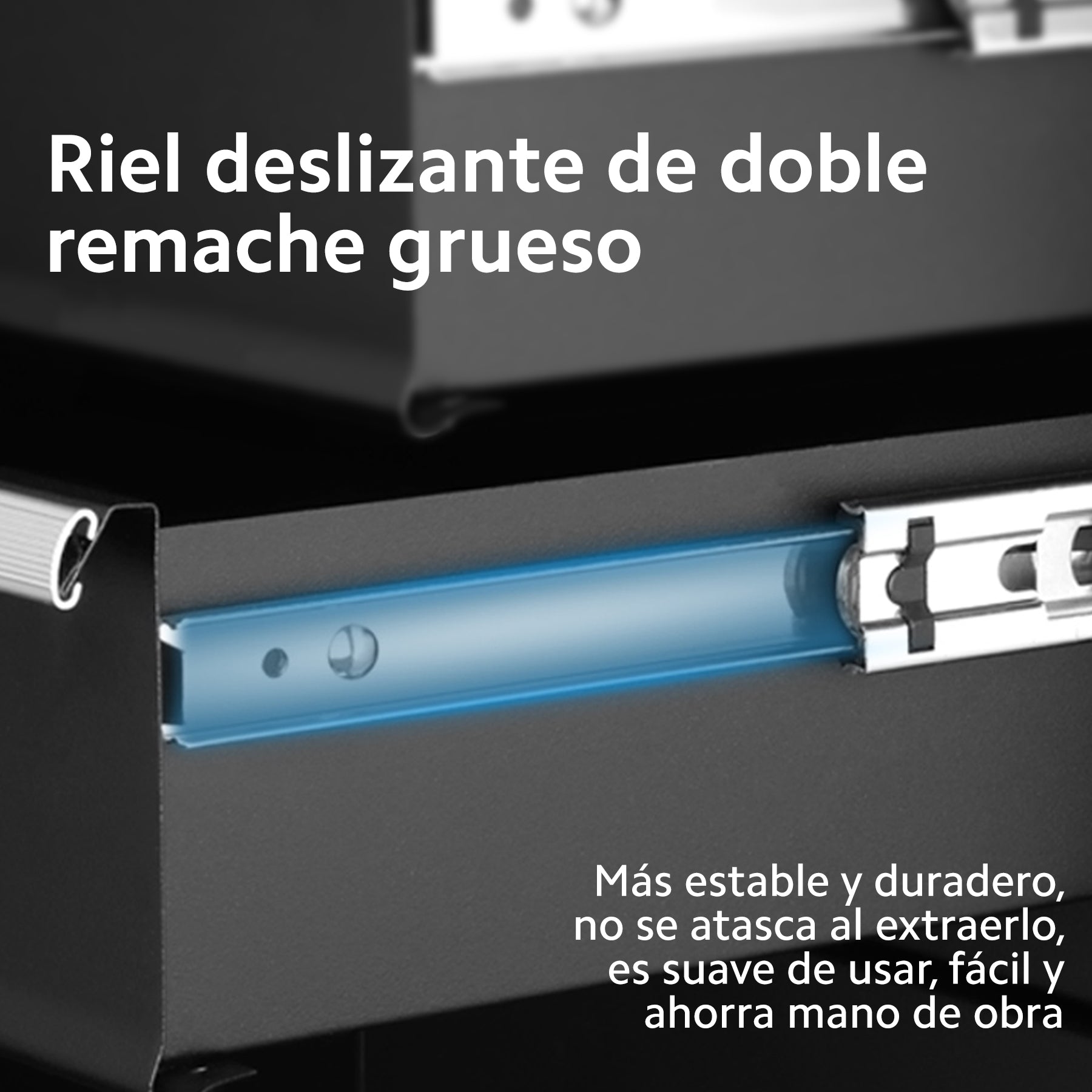 OUO Carrito de Trabajo Profesional Resistente 200kg con Ruedas y Cajones, Mesa Auxiliar para Tatuaje Estética Peluquería Spa Taller Estilistas Barbería | Estación Profesional con Cajones, Mesa de Trabajo y Organizador (Negro)
