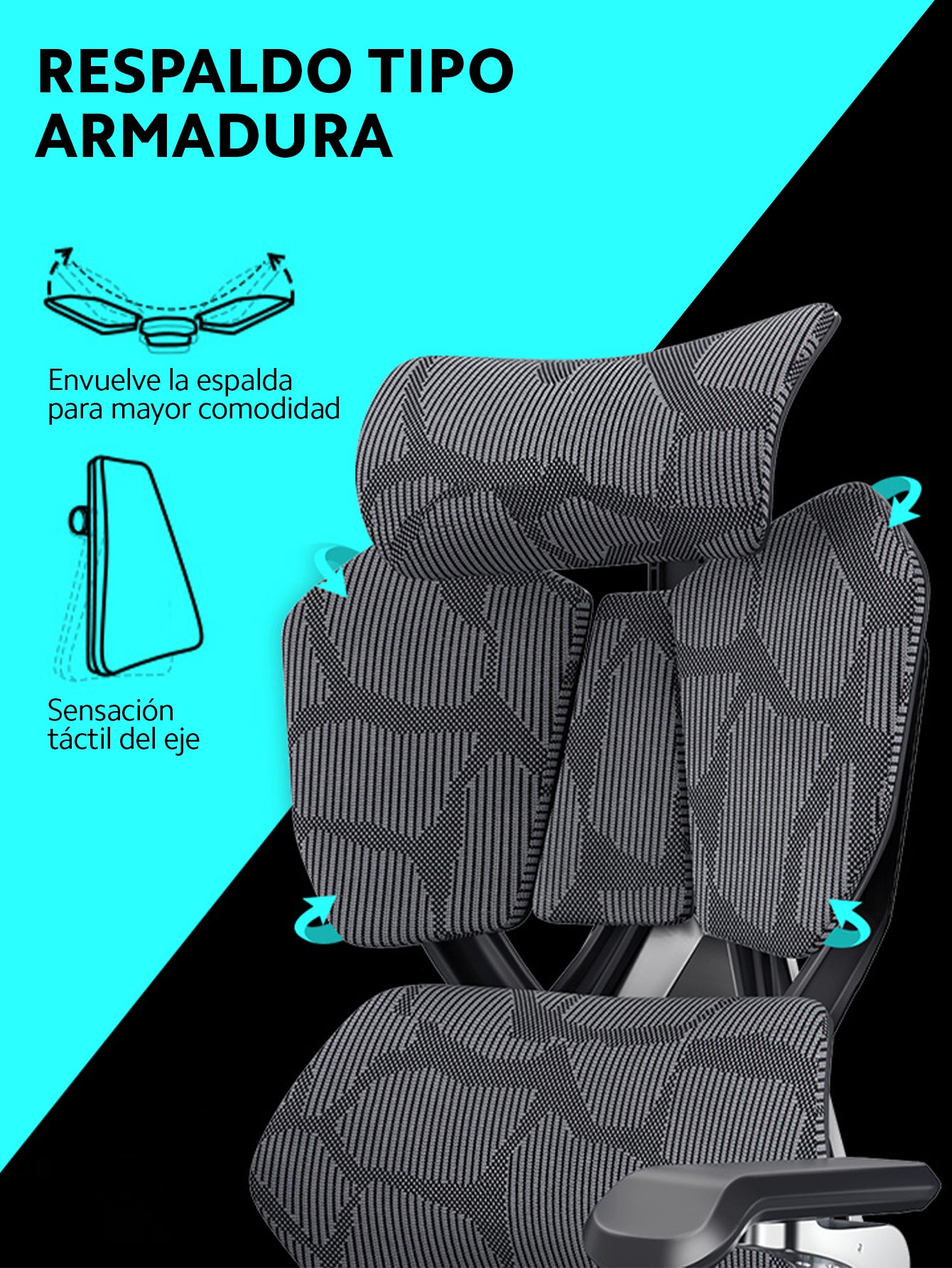 Silla Gamer Ergonómica OUO SIHOO X5PRO | Respaldo Ajustable y Reposabrazos 6D