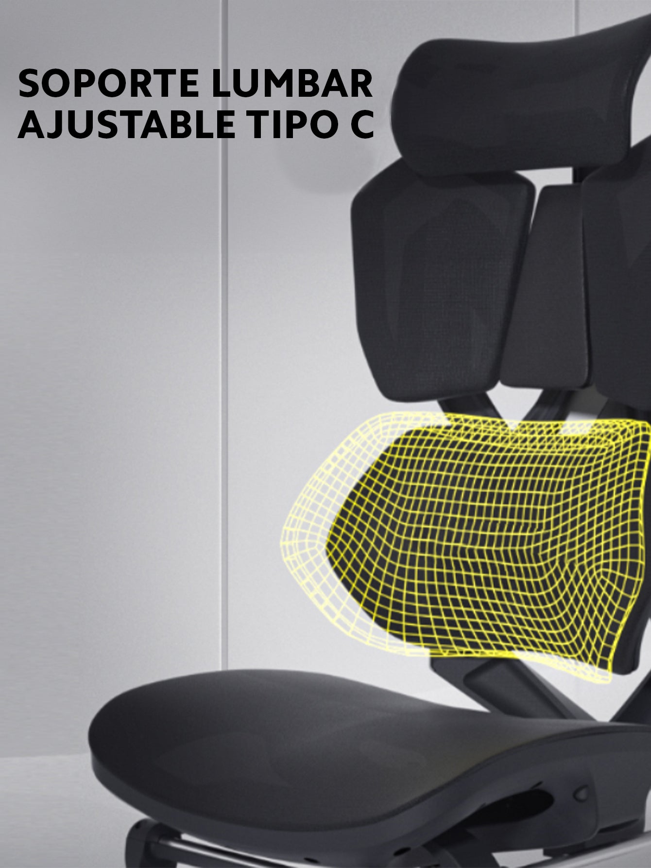 Silla de Oficina OUO SIHOO X5C | Ergonómica, Ajustable y con Malla Transpirable