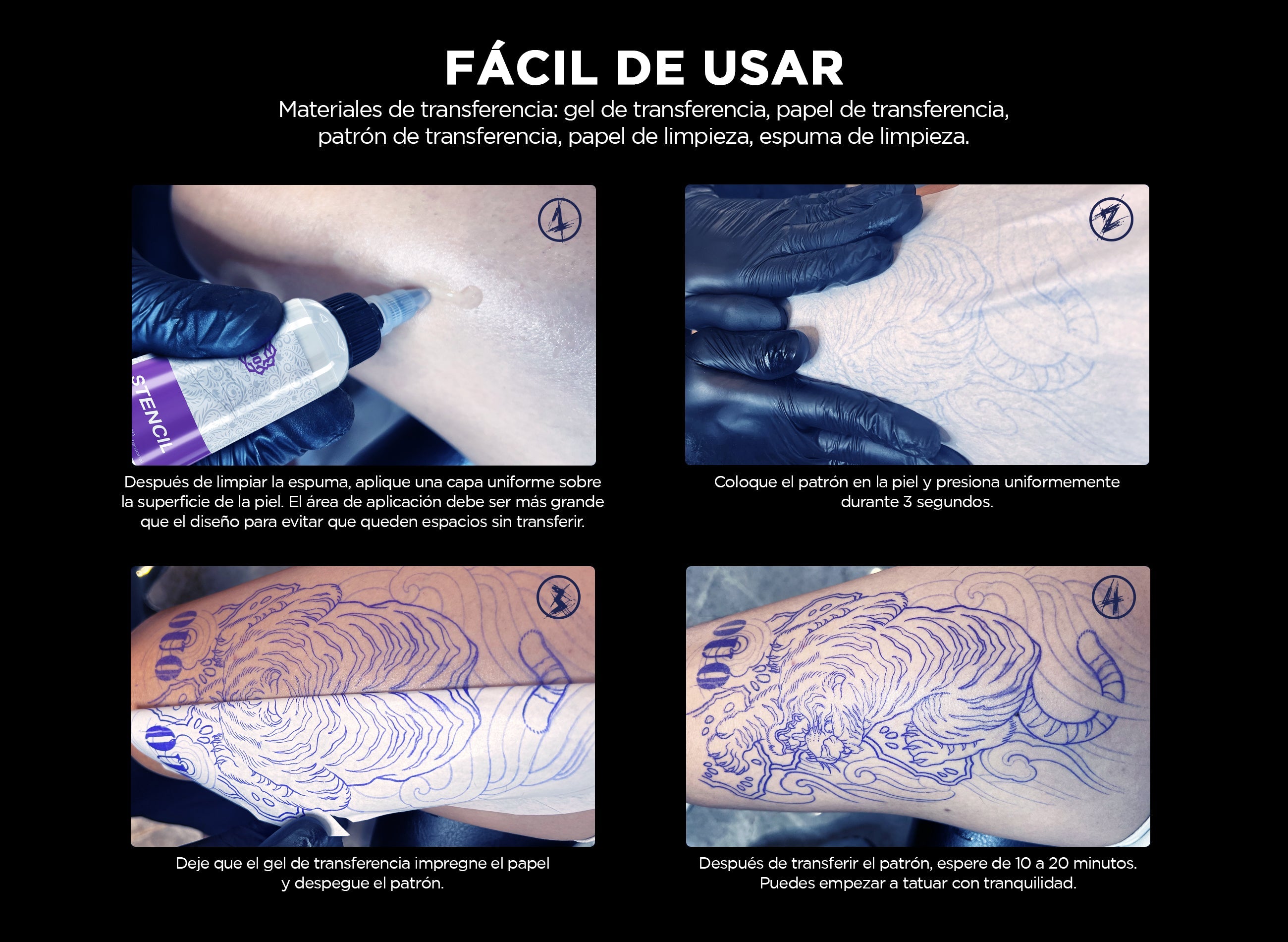 Gel Stencil OUO | Transferencia Precisa y Segura para Tatuajes