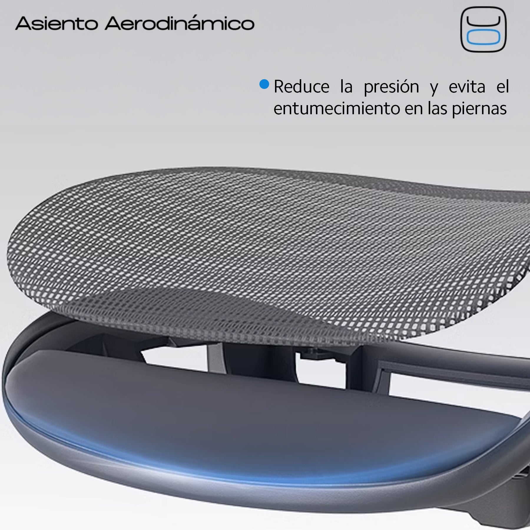 Silla Ergonómica OUO T20 para Oficina | Base de Acero Reforzado y Reposapiés Extensible