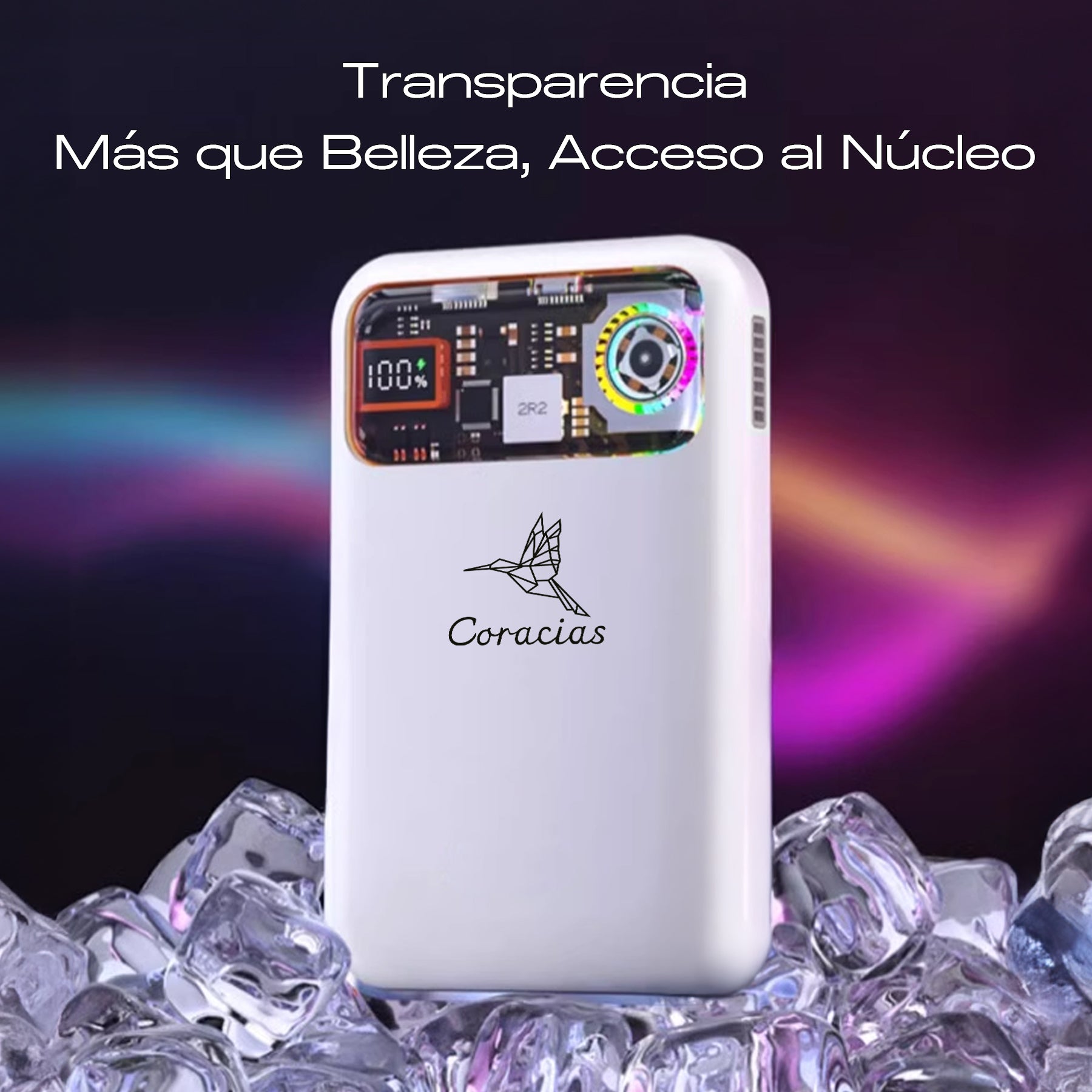 Power Bank Inalámbrica Carga Rápida PD20W CORACIAS P1