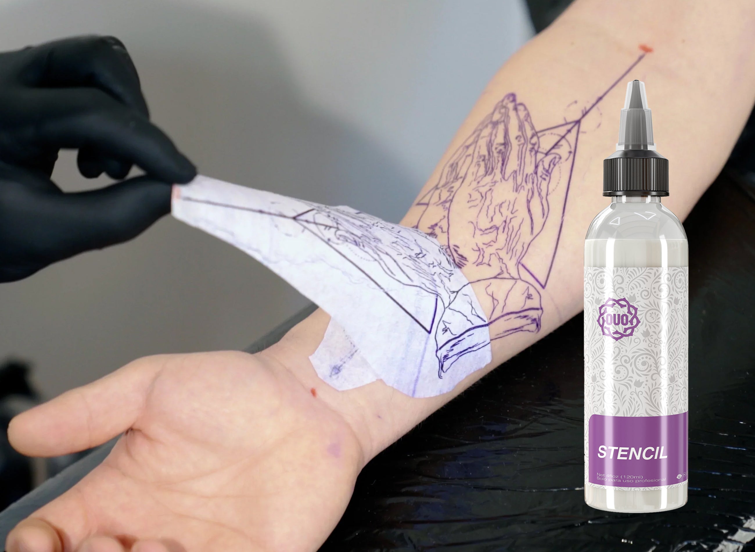 Gel Stencil OUO | Transferencia Precisa y Segura para Tatuajes