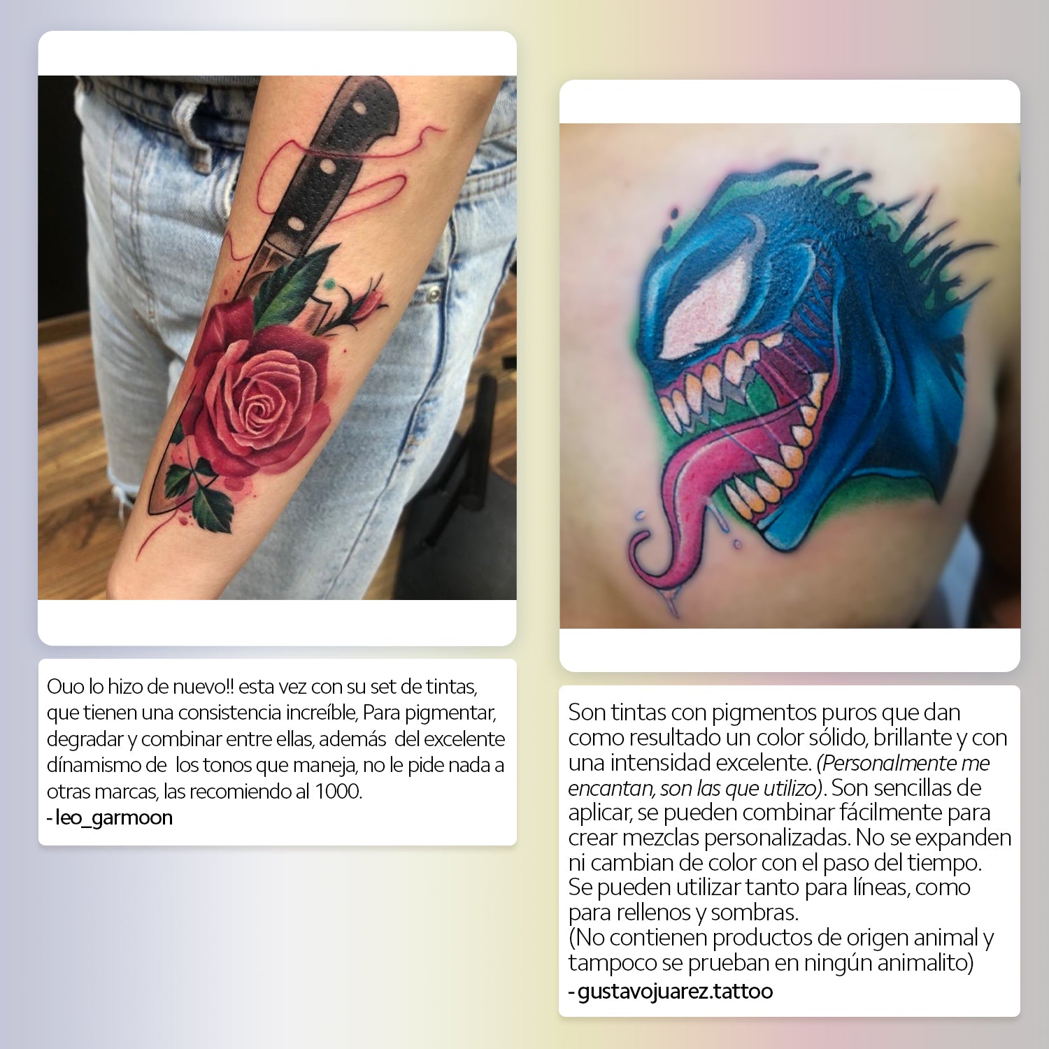 Kit de Tinta para Tatuar OUO | 18 Colores Vibrantes, Vegano y Profesional (15 ml c/u)