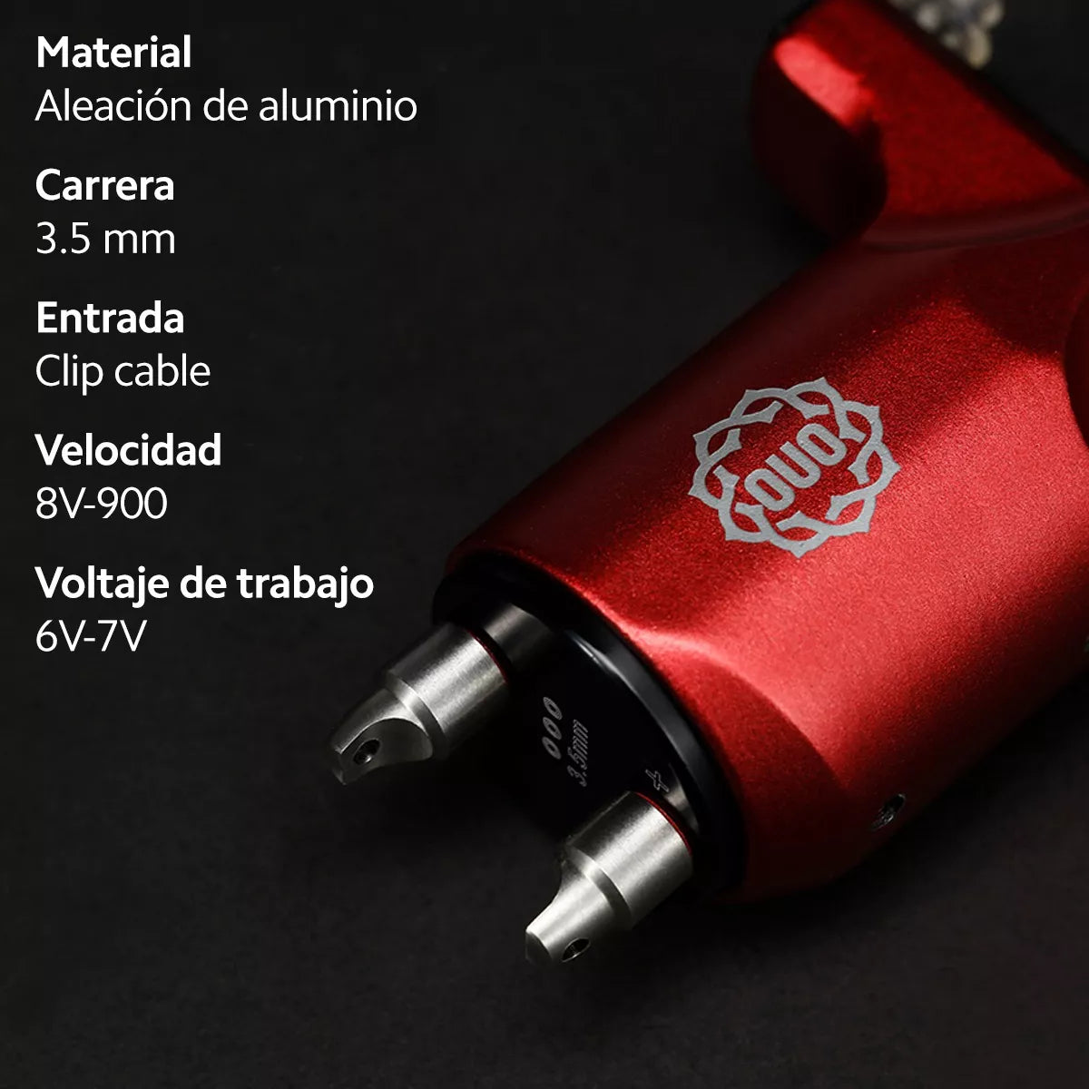 Máquina Rotativa para Tatuar Coral Lite OUO | Estable, Potente y Silenciosa