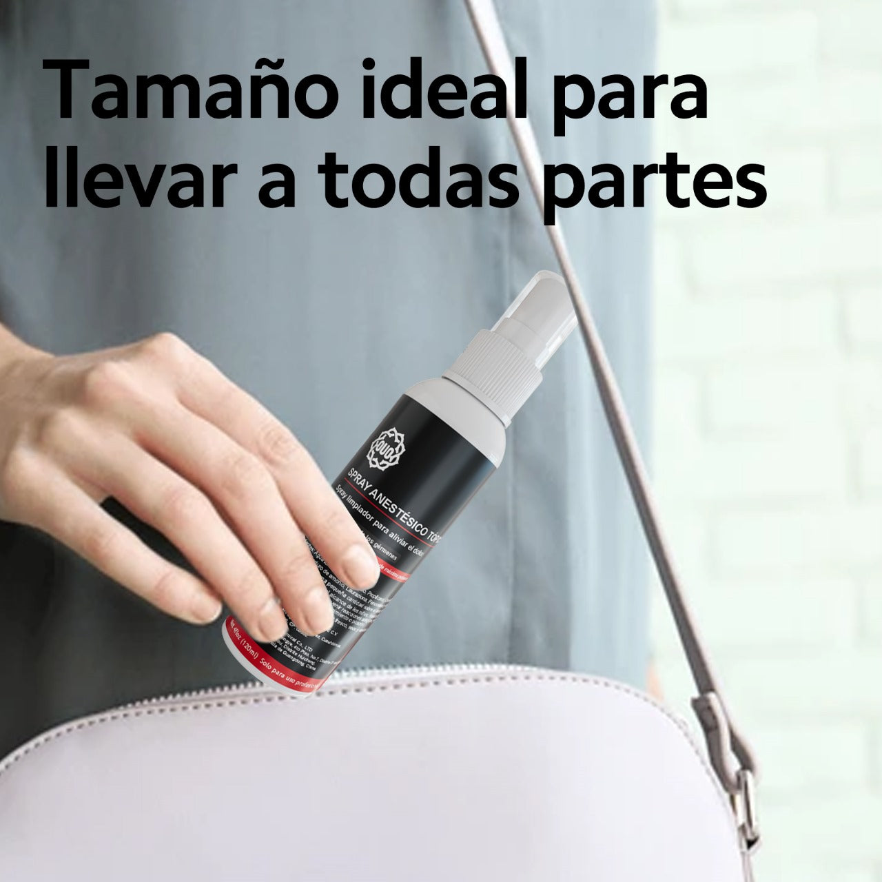 Spray Anestésico Tópico OUO | Alivio del Dolor y Protección Antiséptica (120 ml)