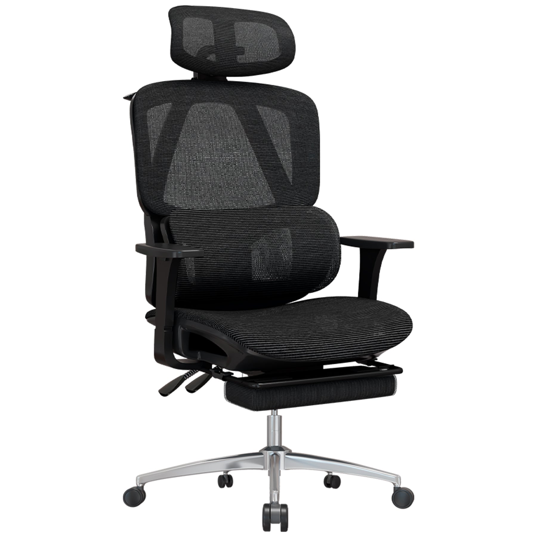 Silla Ergonómica OUO T20 para Oficina | Base de Acero Reforzado y Reposapiés Extensible